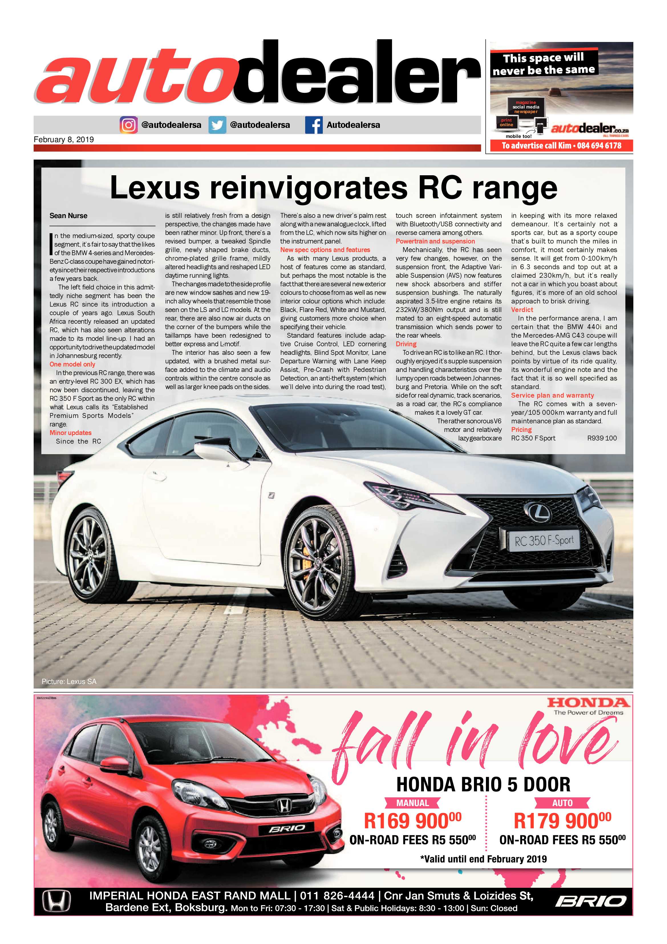 Boksburg Advertiser 05 February 2019 page 13