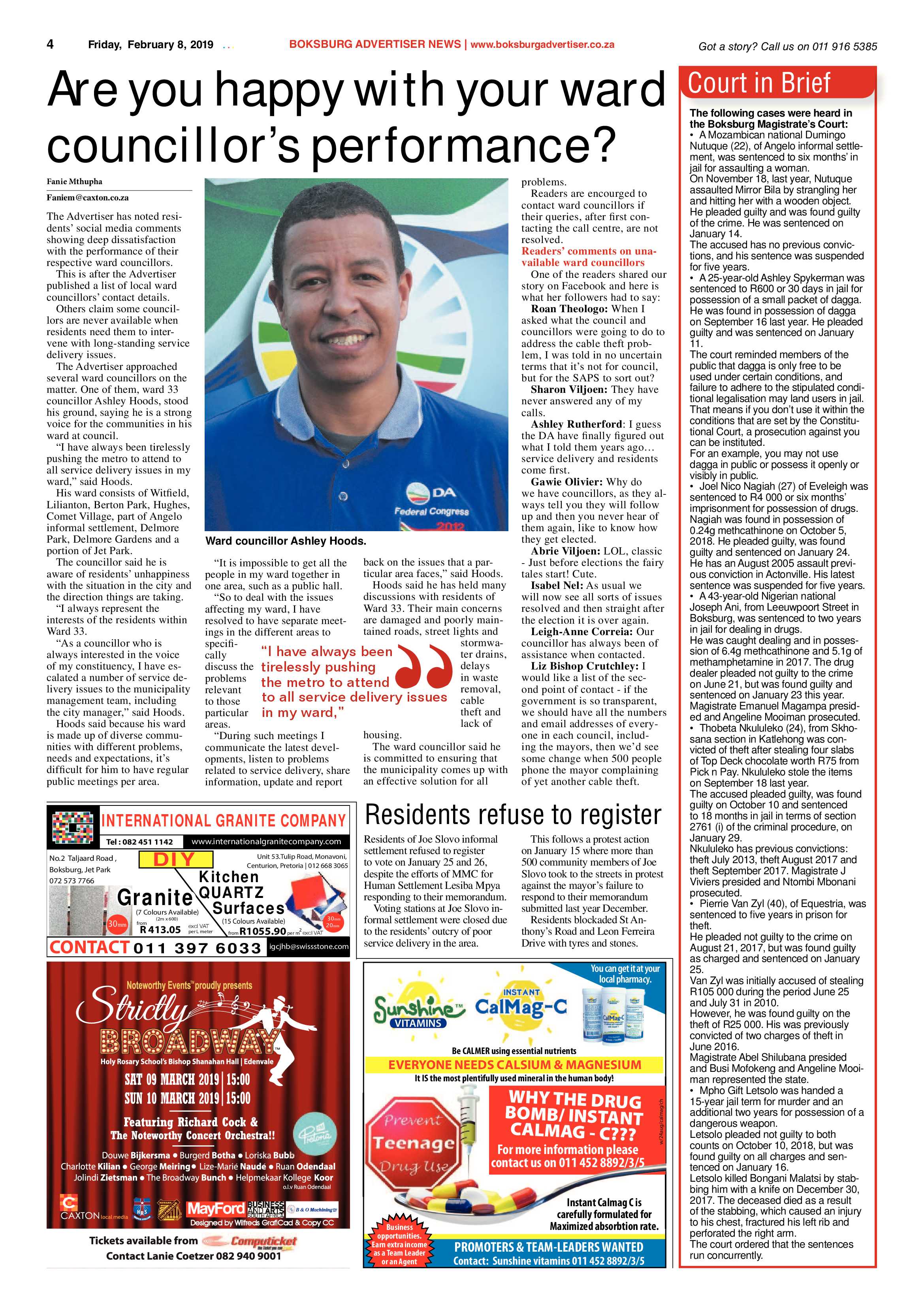 Boksburg Advertiser 05 February 2019 page 4