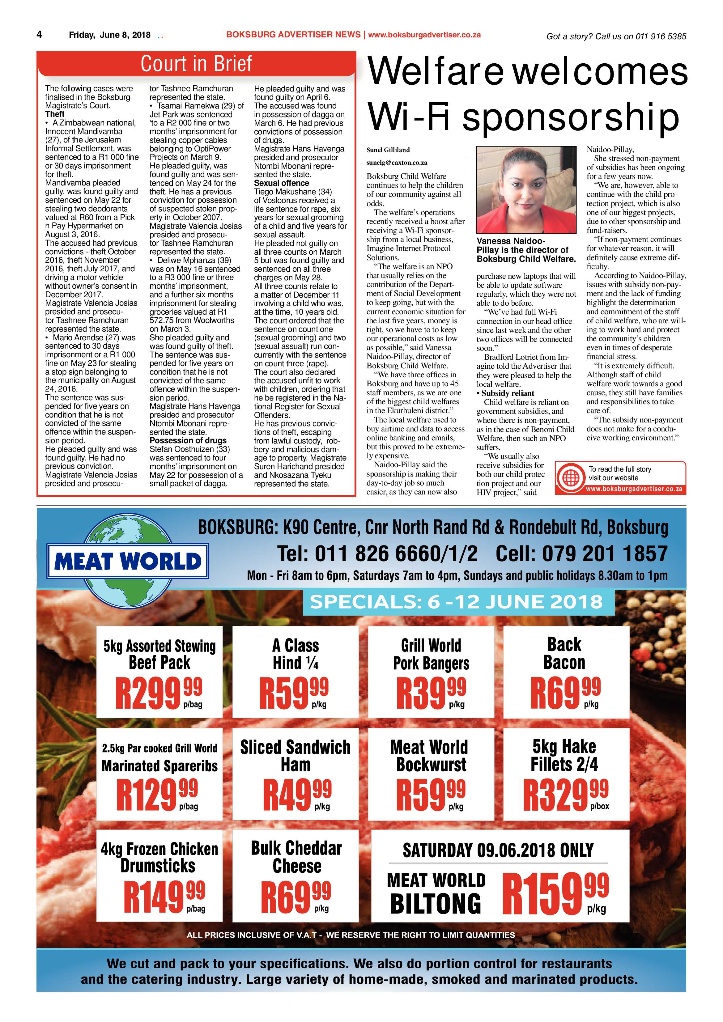 Boksburg Advertiser 05 June 2018 page 4