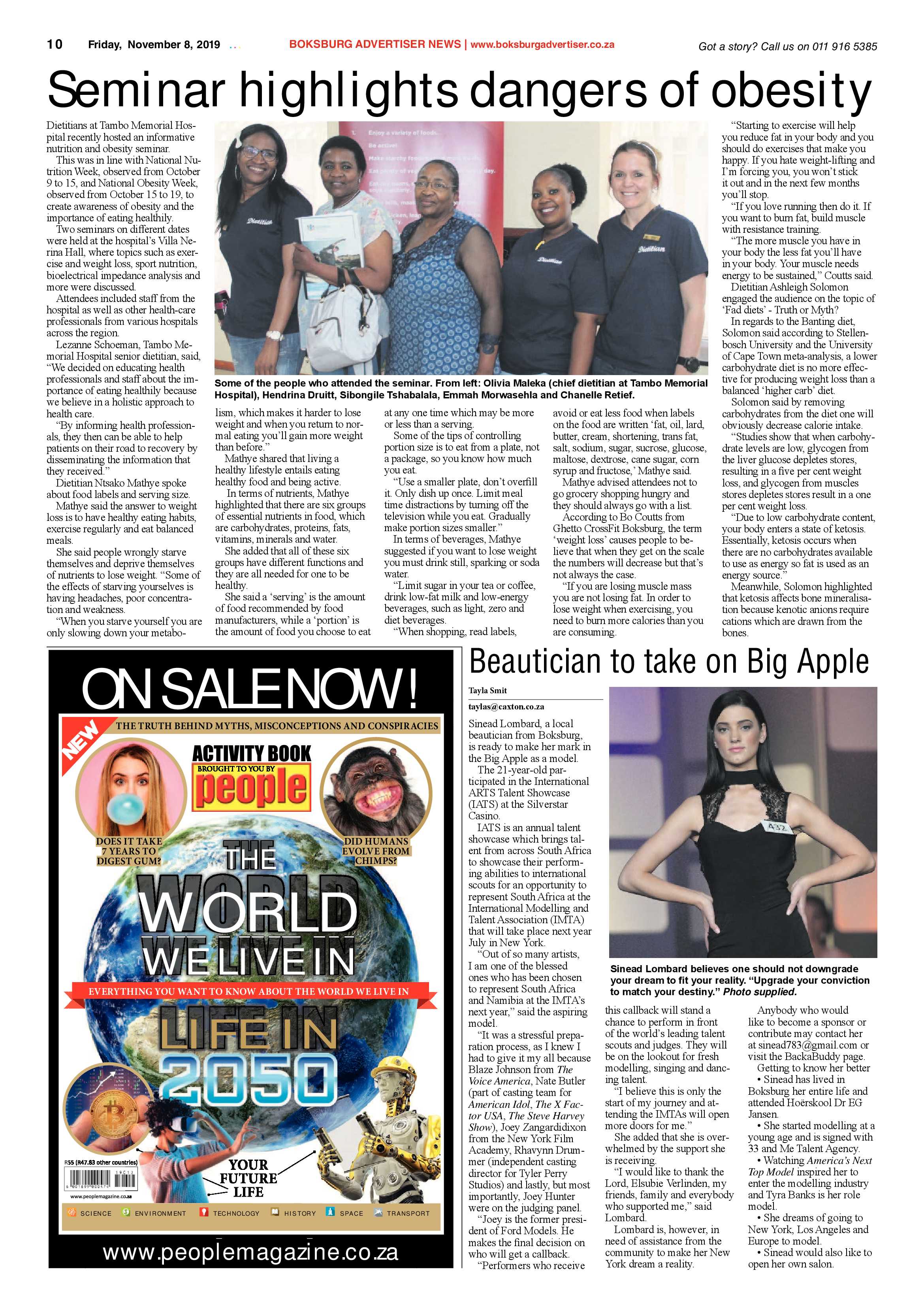 Boksburg Advertiser 05 November 2019 page 10