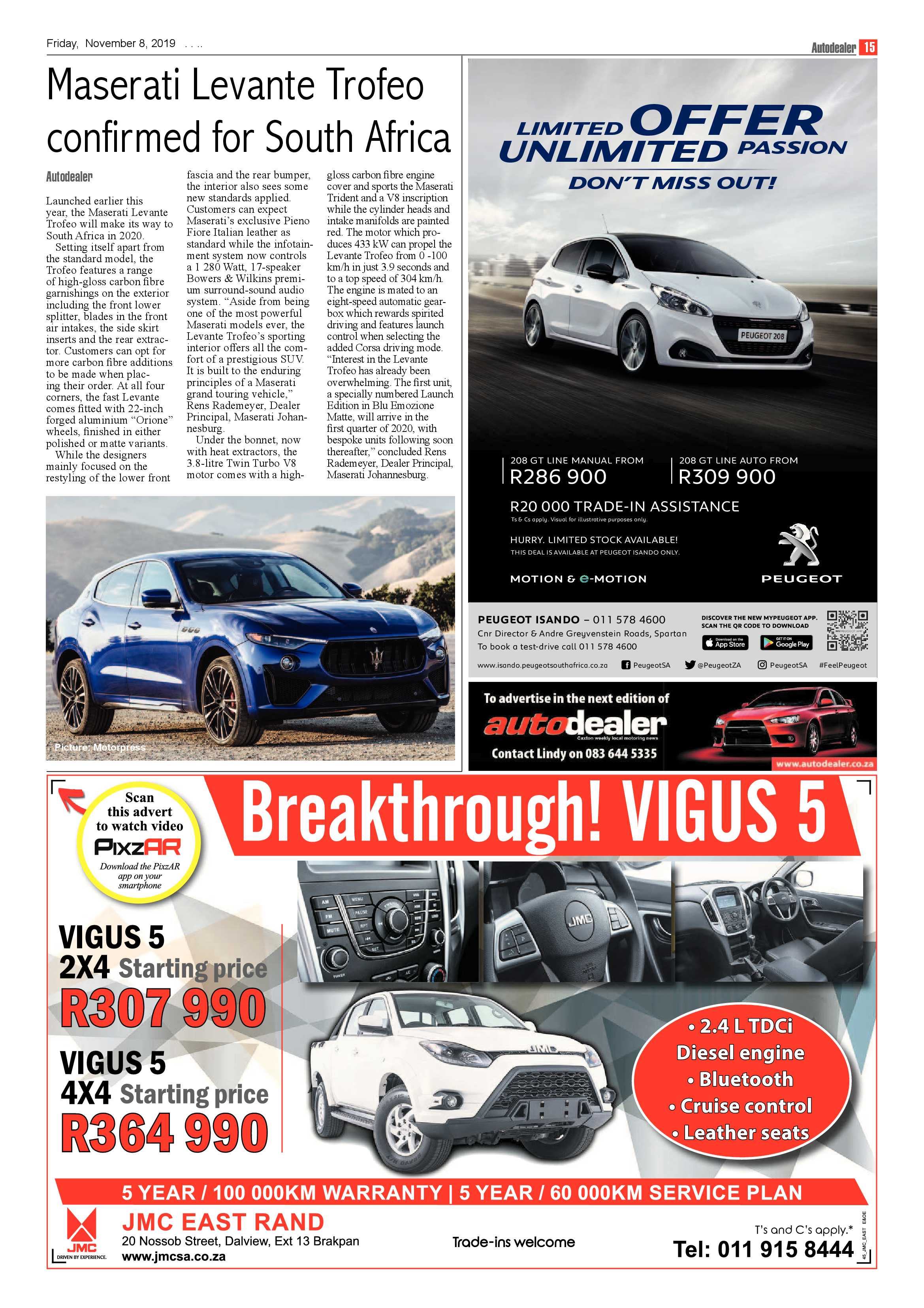 Boksburg Advertiser 05 November 2019 page 15