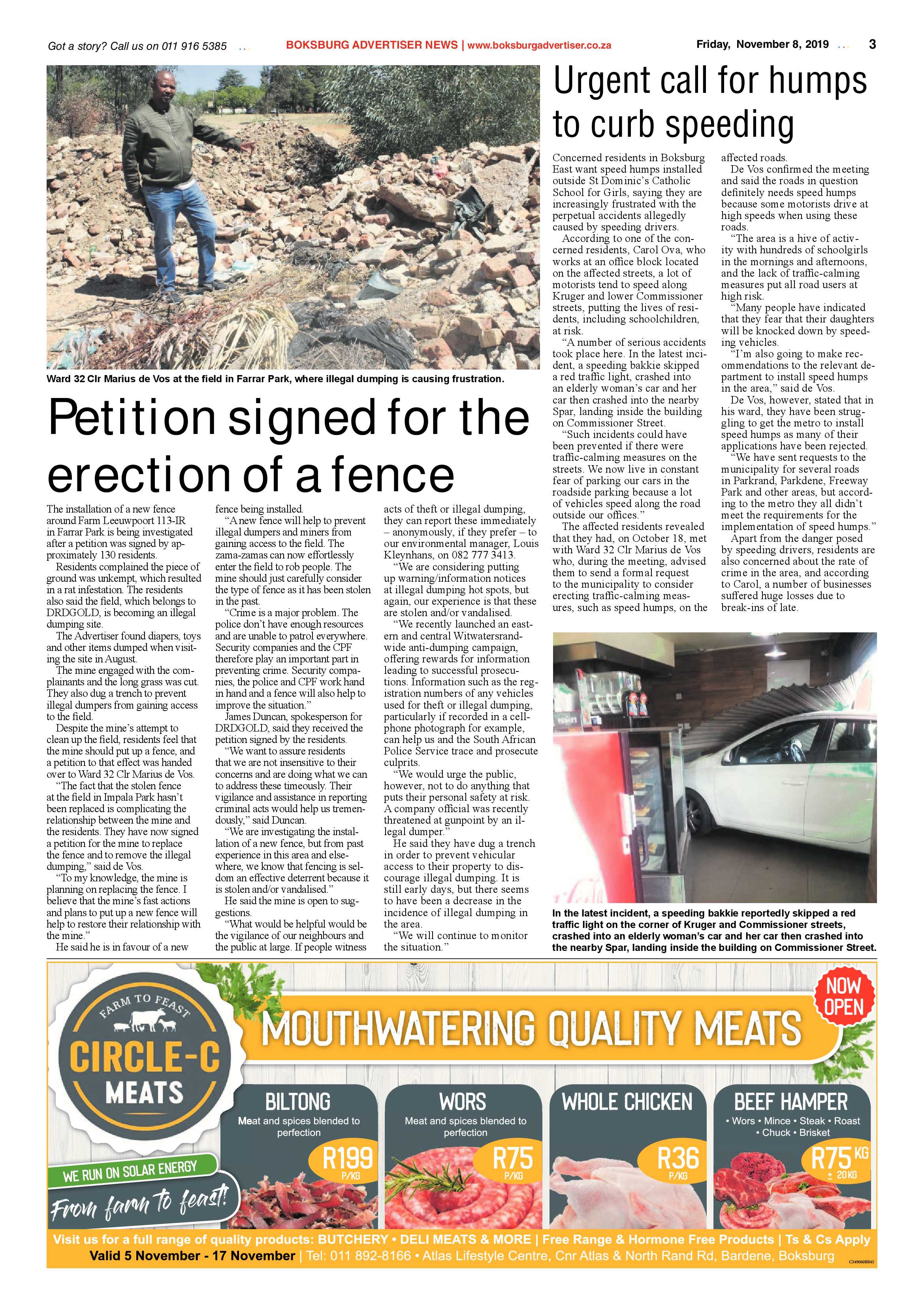 Boksburg Advertiser 05 November 2019 page 3