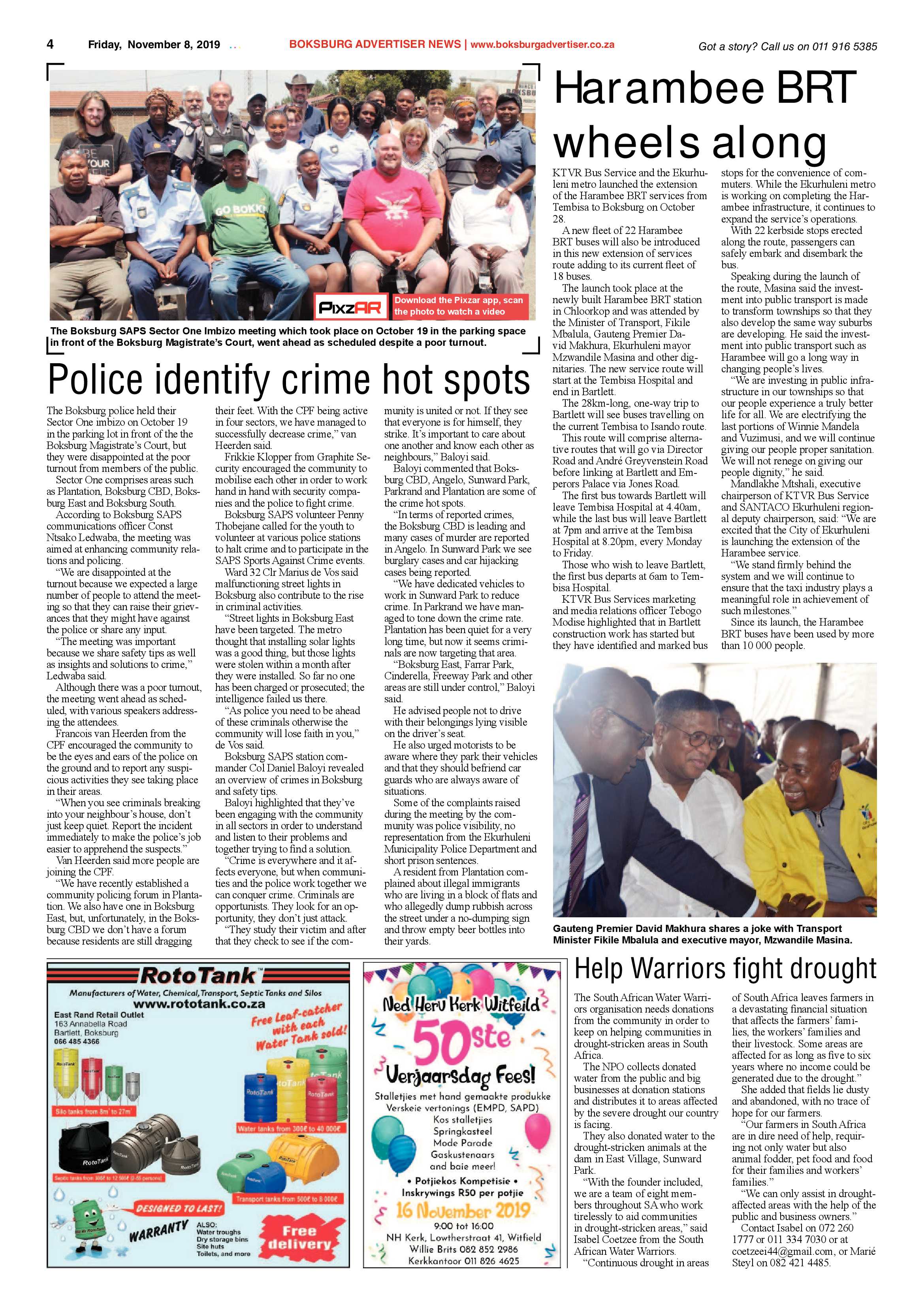 Boksburg Advertiser 05 November 2019 page 4
