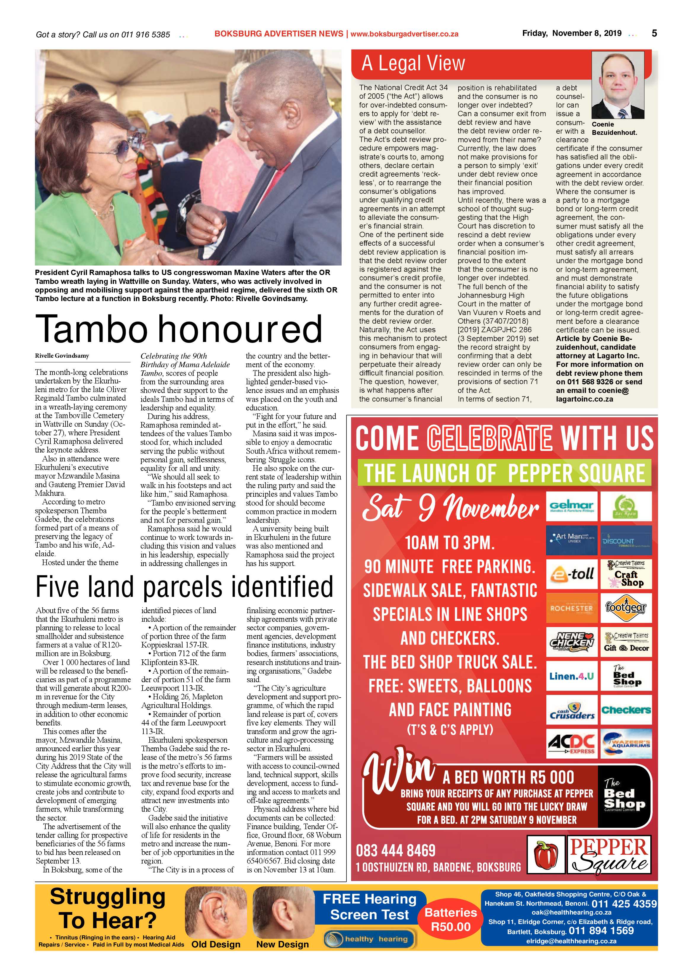 Boksburg Advertiser 05 November 2019 page 5