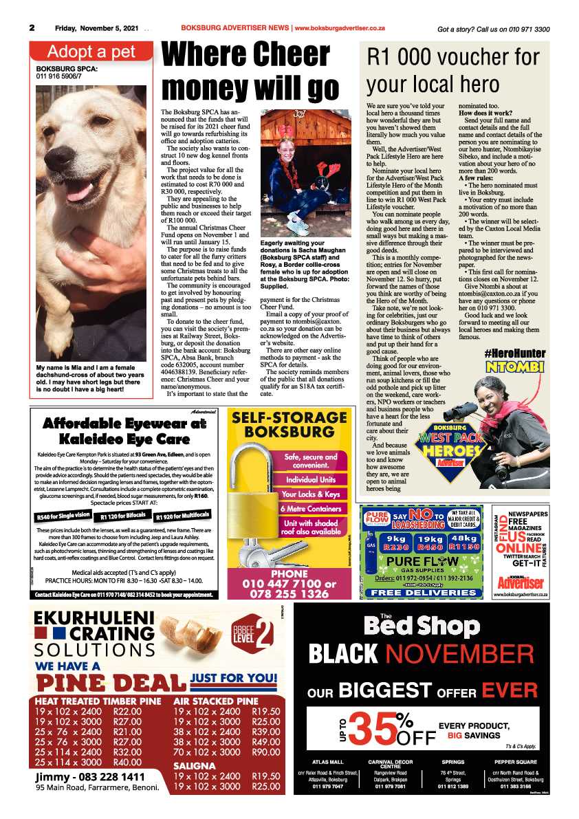 Boksburg Advertiser 05 November 2021 page 2