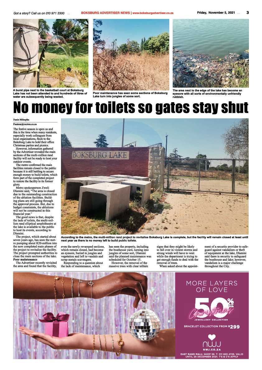 Boksburg Advertiser 05 November 2021 page 3