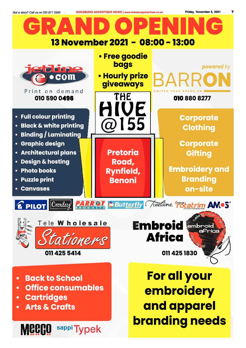 Boksburg Advertiser 05 November 2021 page 7