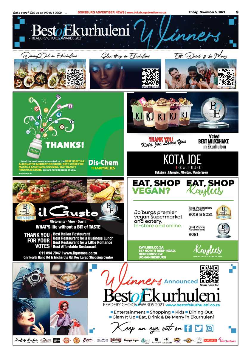 Boksburg Advertiser 05 November 2021 page 9