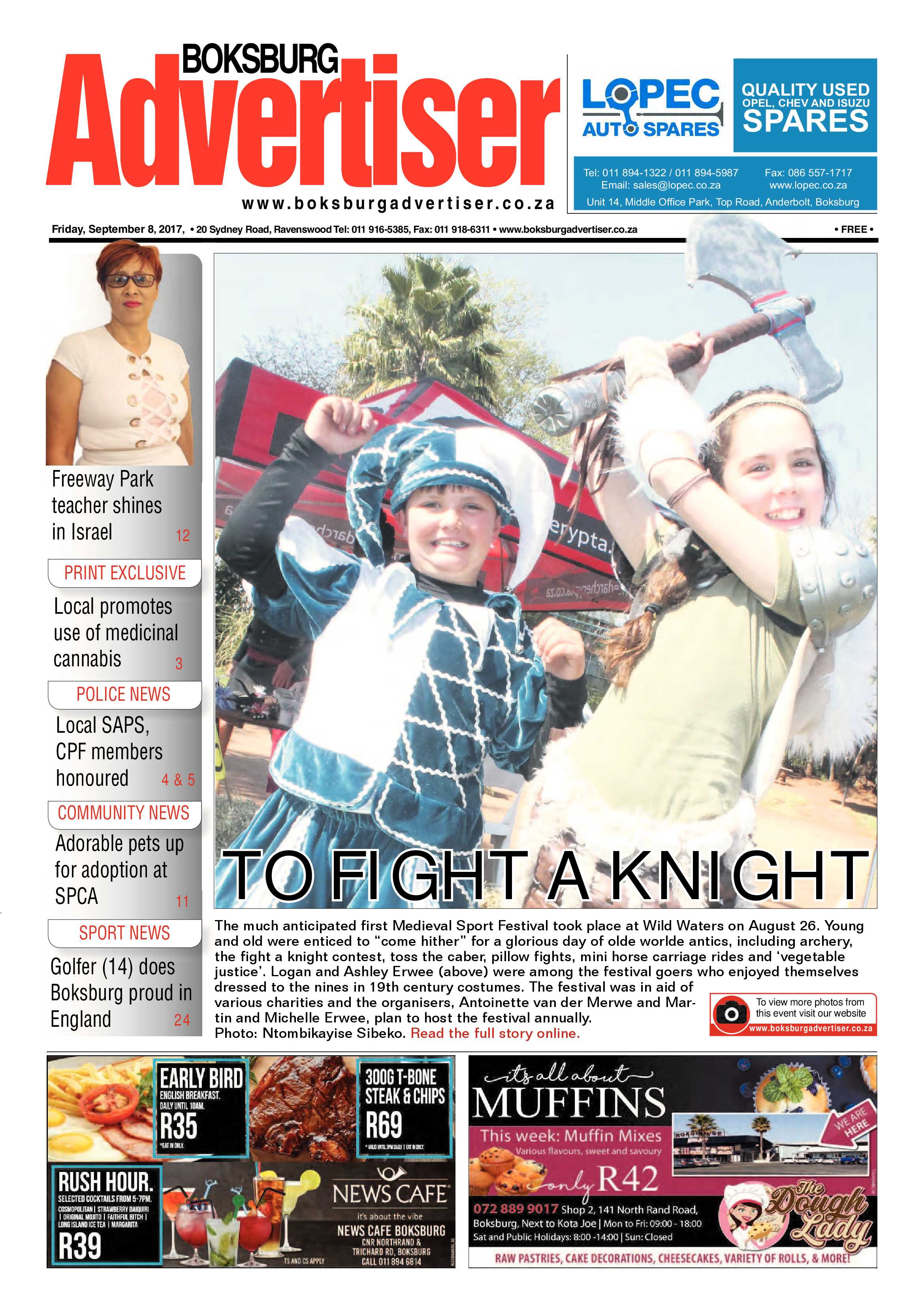 Boksburg Advertiser 05 September 2017 page 1