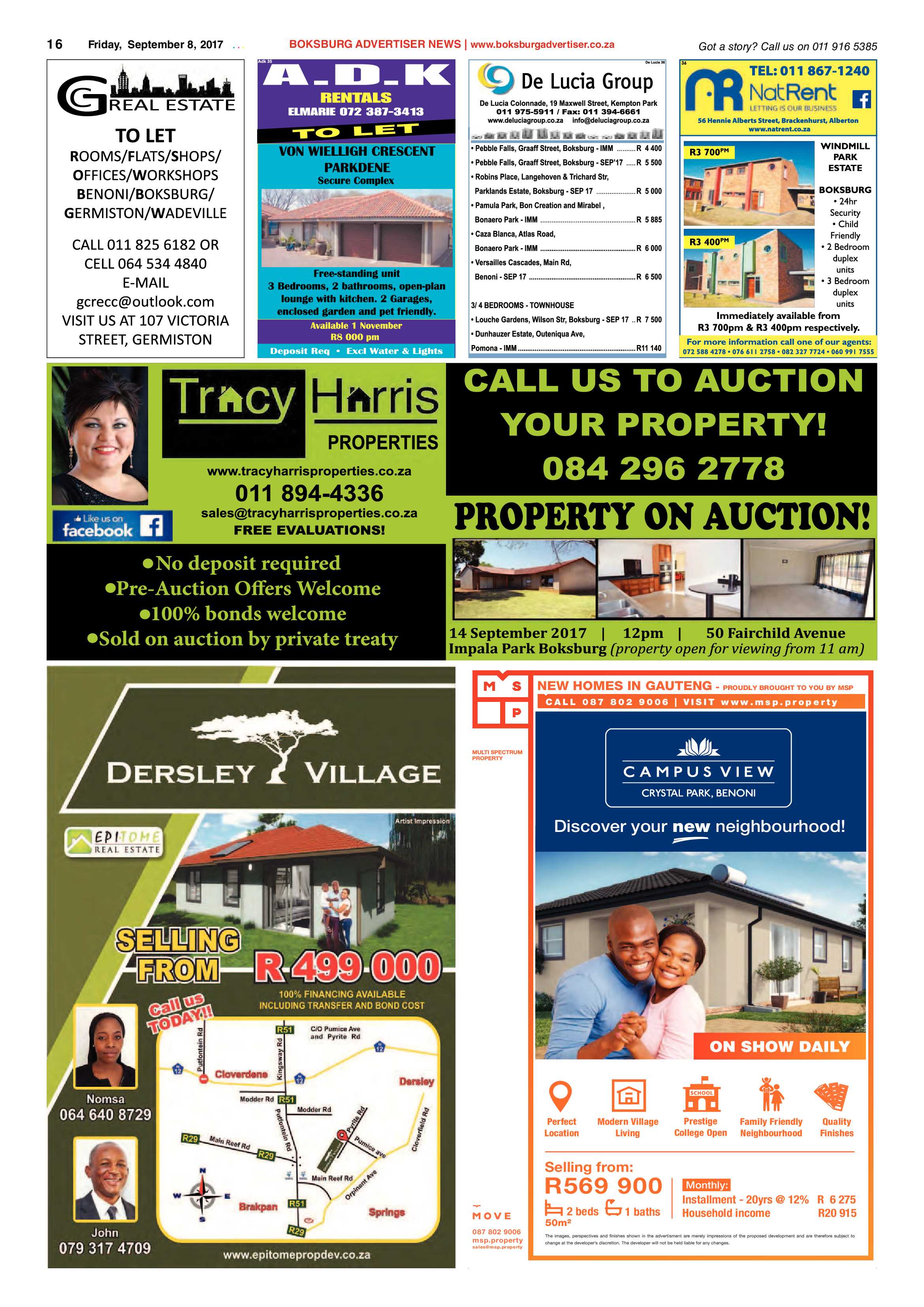 Boksburg Advertiser 05 September 2017 page 16