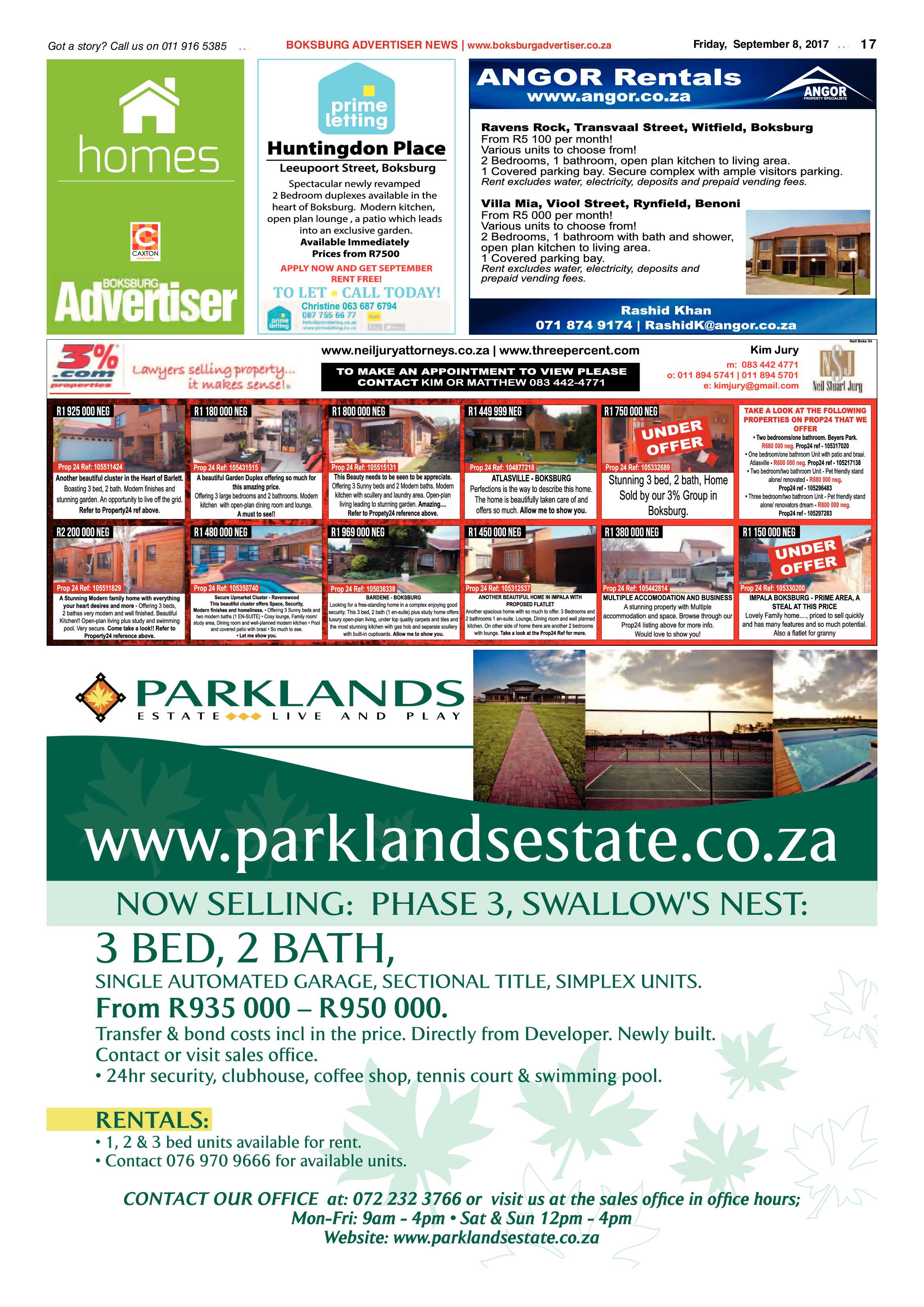 Boksburg Advertiser 05 September 2017 page 17