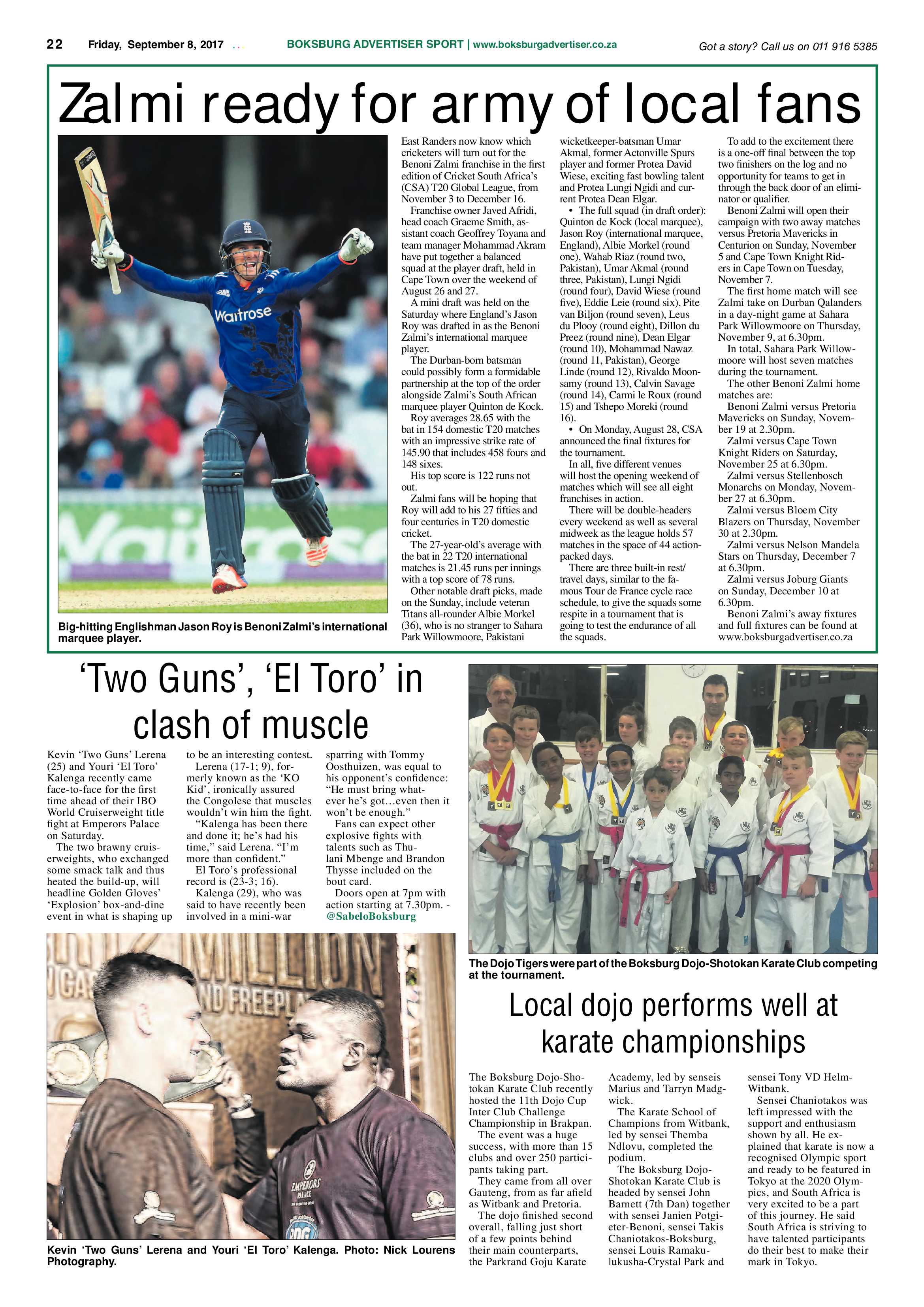 Boksburg Advertiser 05 September 2017 page 22