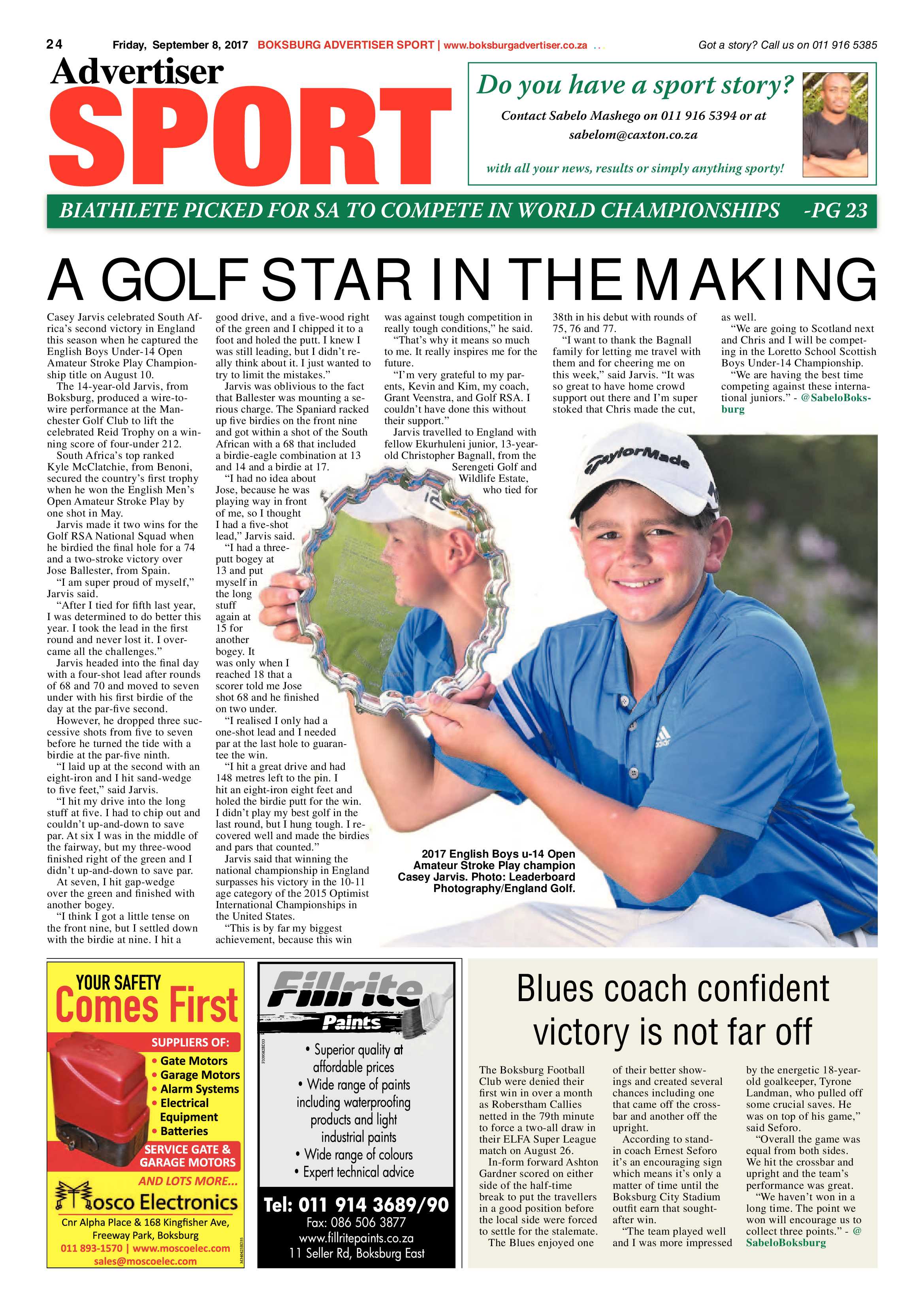 Boksburg Advertiser 05 September 2017 page 24