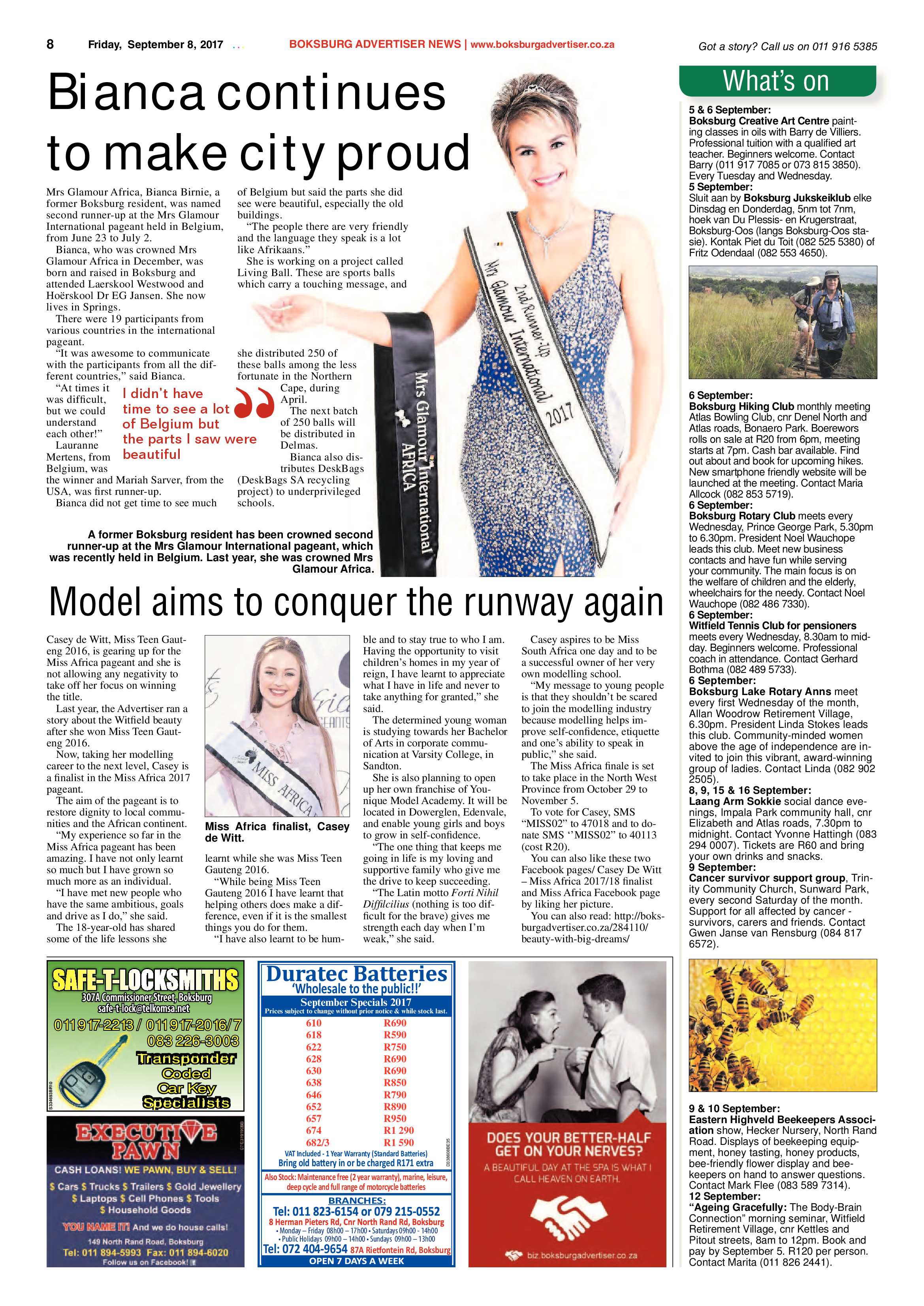 Boksburg Advertiser 05 September 2017 page 8