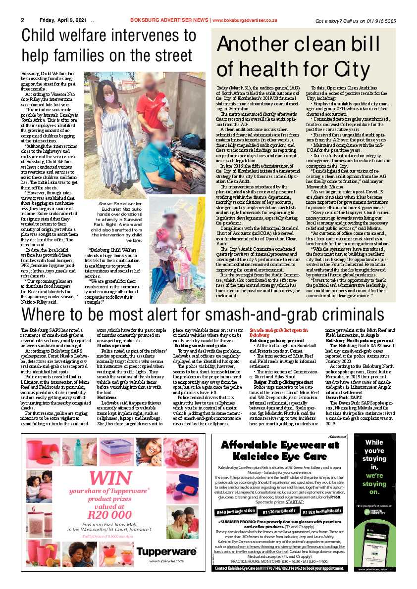 Boksburg Advertiser  06 April 2021 page 2