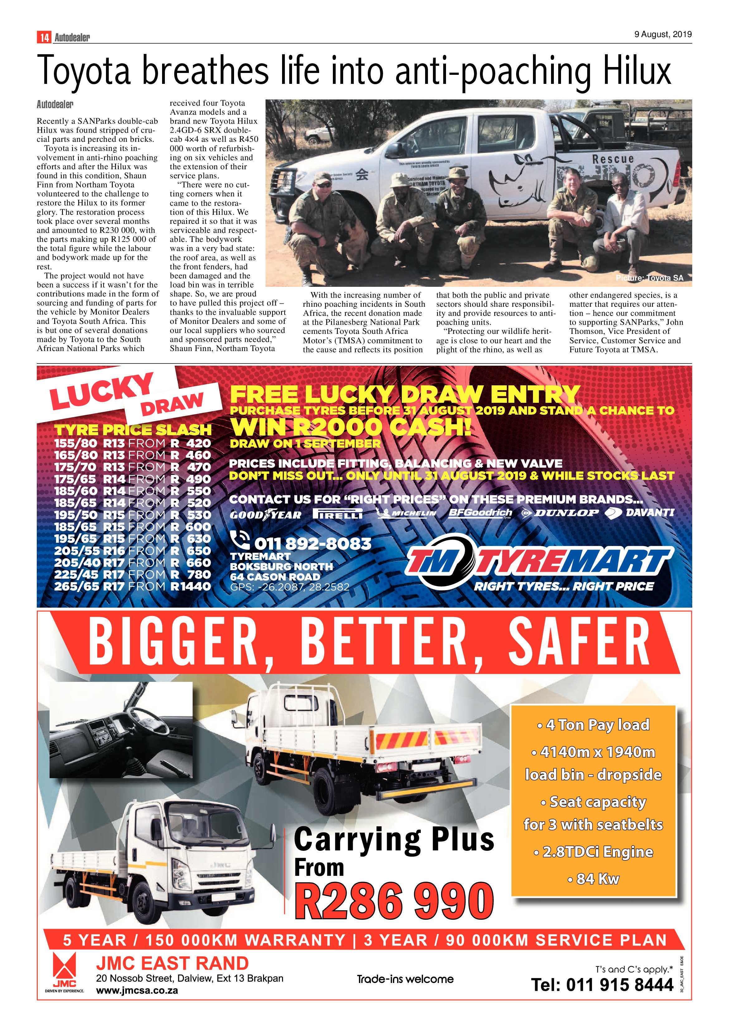 Boksburg Advertiser 06 August 2019 page 14