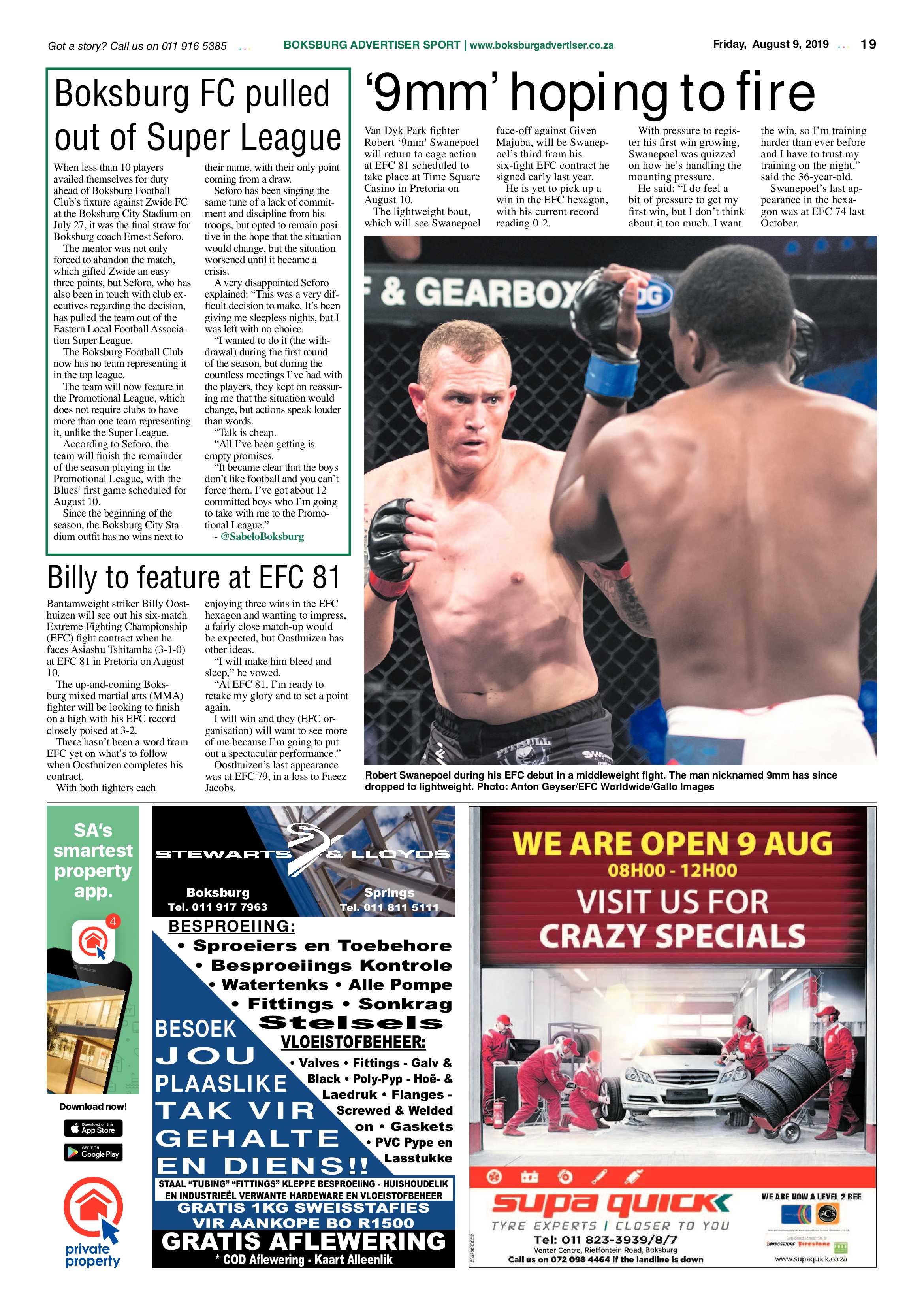 Boksburg Advertiser 06 August 2019 page 19