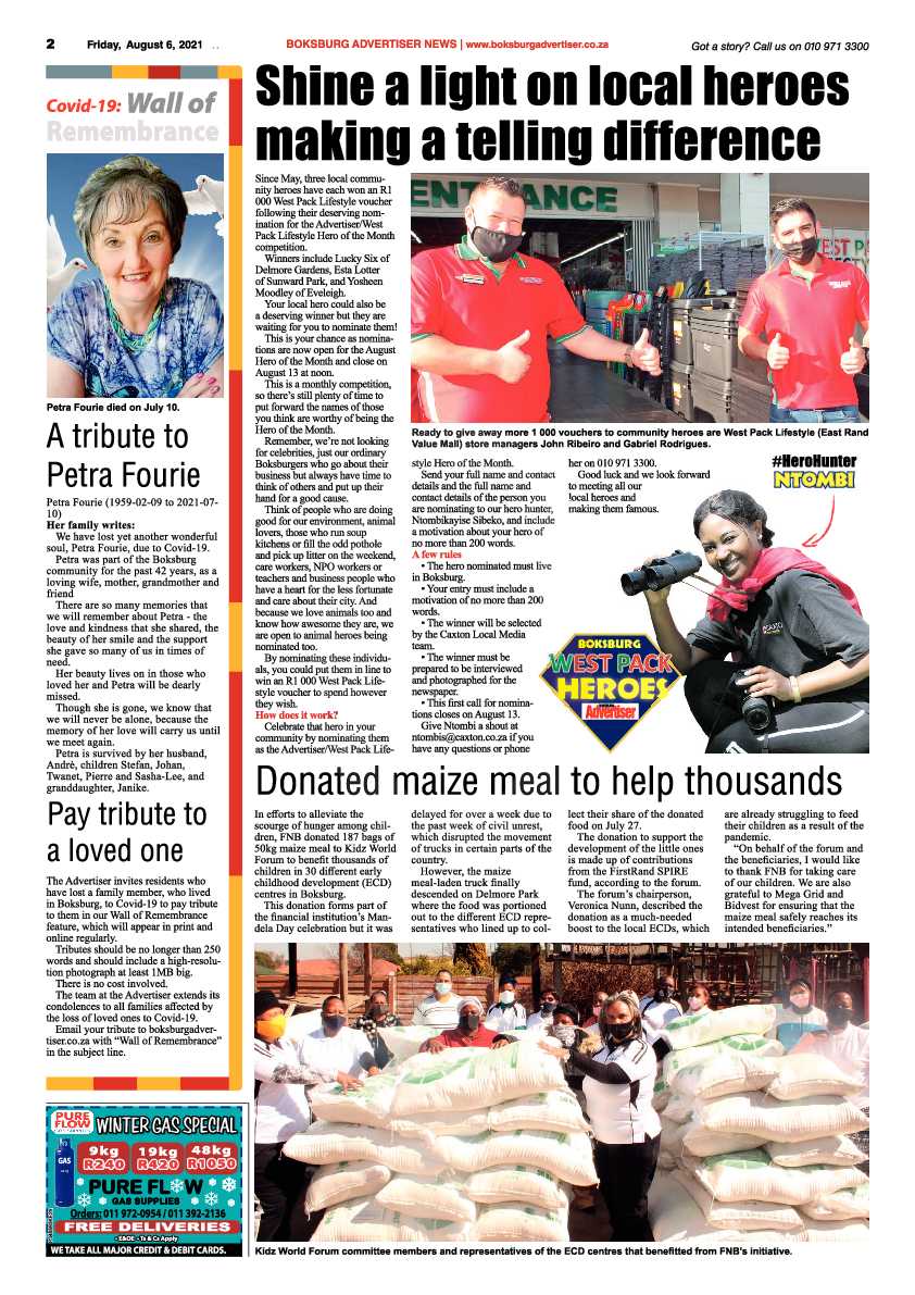 Boksburg Advertiser 06 August 2021 page 4