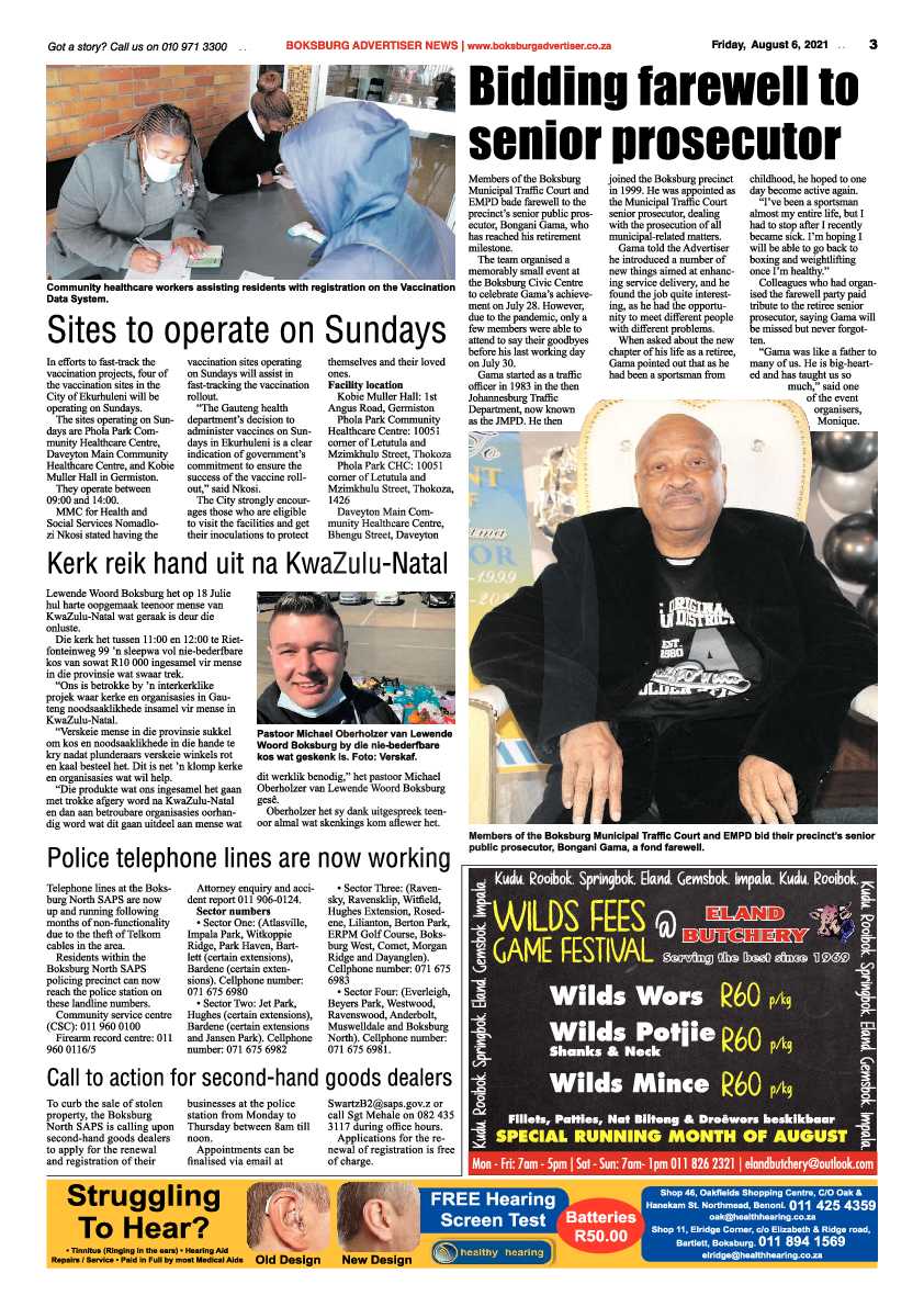 Boksburg Advertiser 06 August 2021 page 5