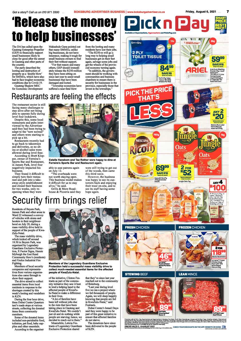 Boksburg Advertiser 06 August 2021 page 9