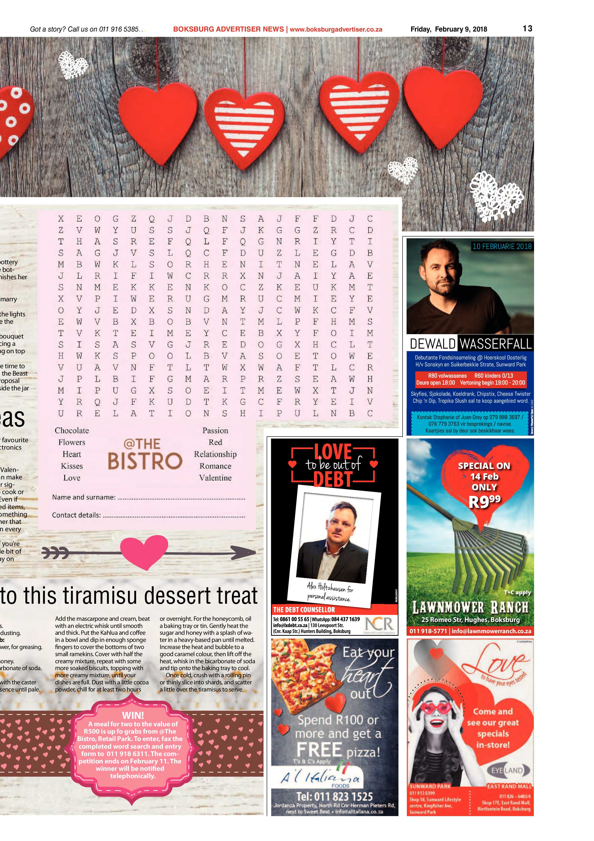 Boksburg Advertiser 06 February 2018 page 13