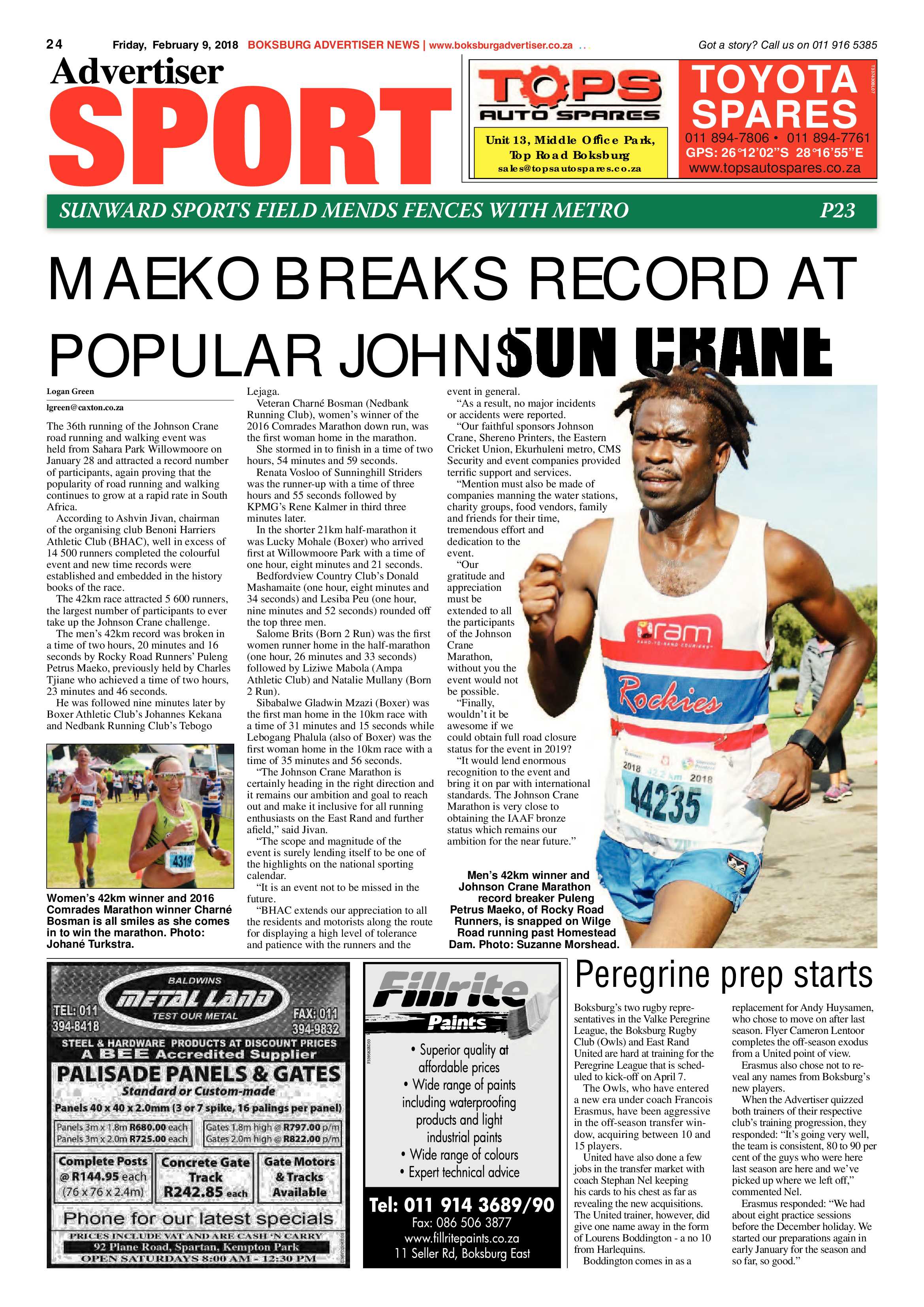 Boksburg Advertiser 06 February 2018 page 24