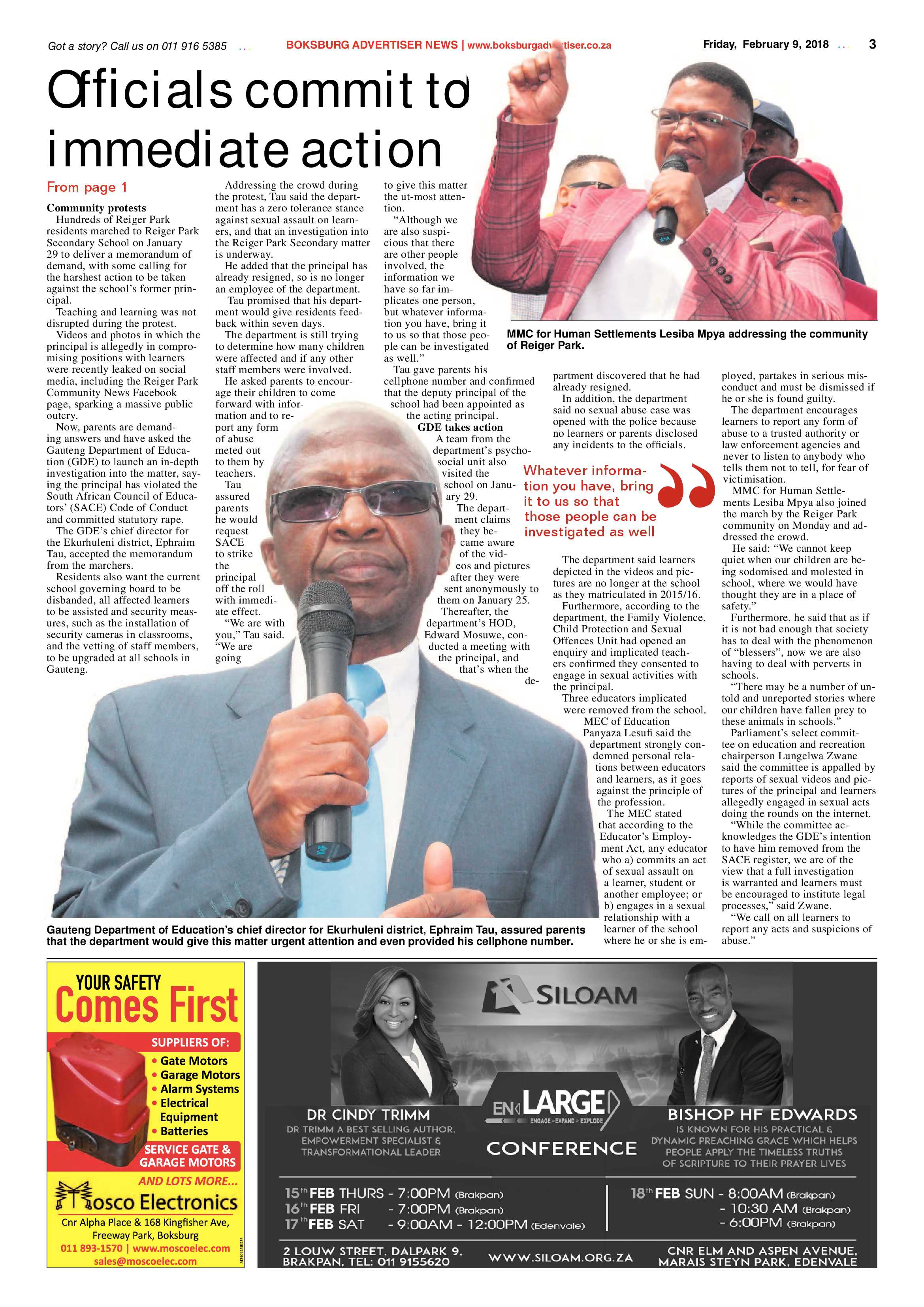 Boksburg Advertiser 06 February 2018 page 3