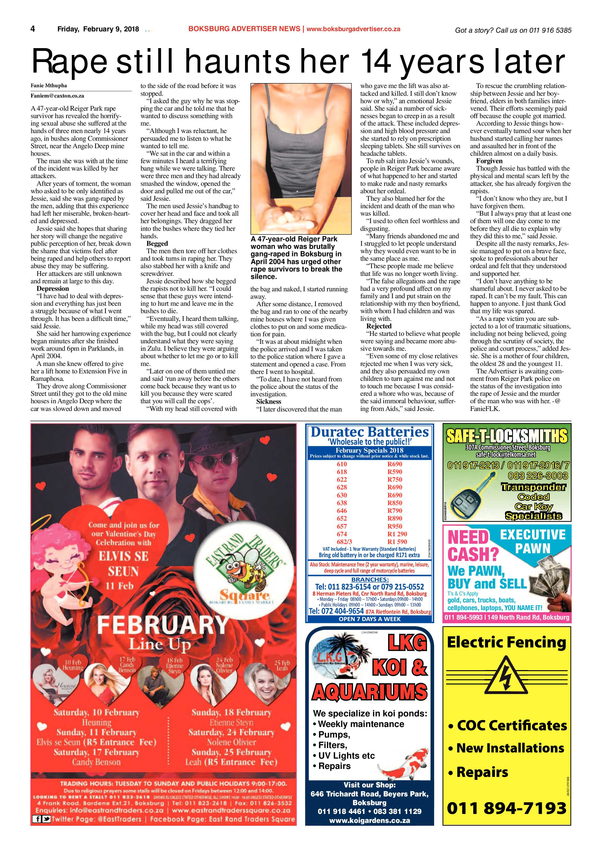 Boksburg Advertiser 06 February 2018 page 4