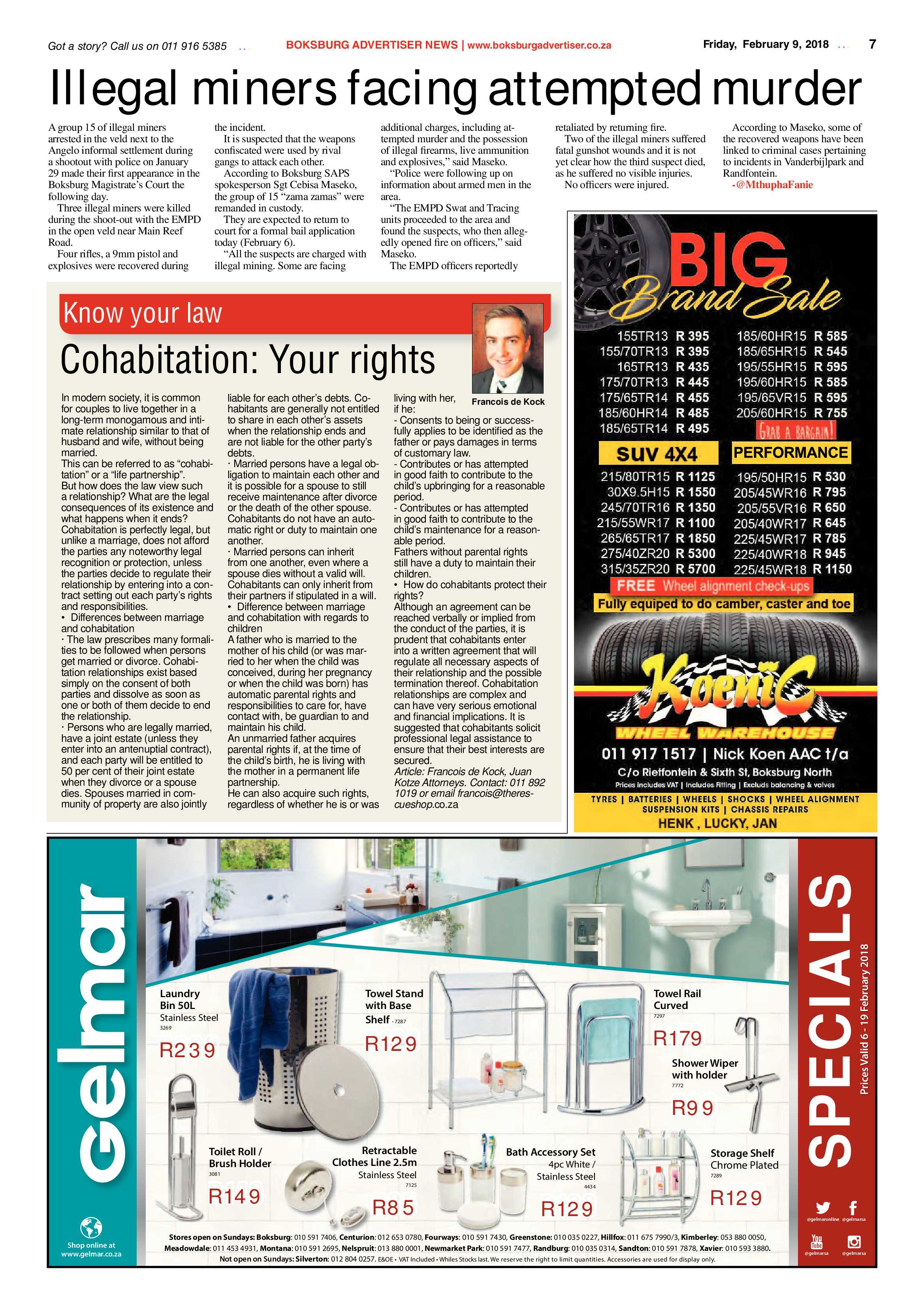 Boksburg Advertiser 06 February 2018 page 7