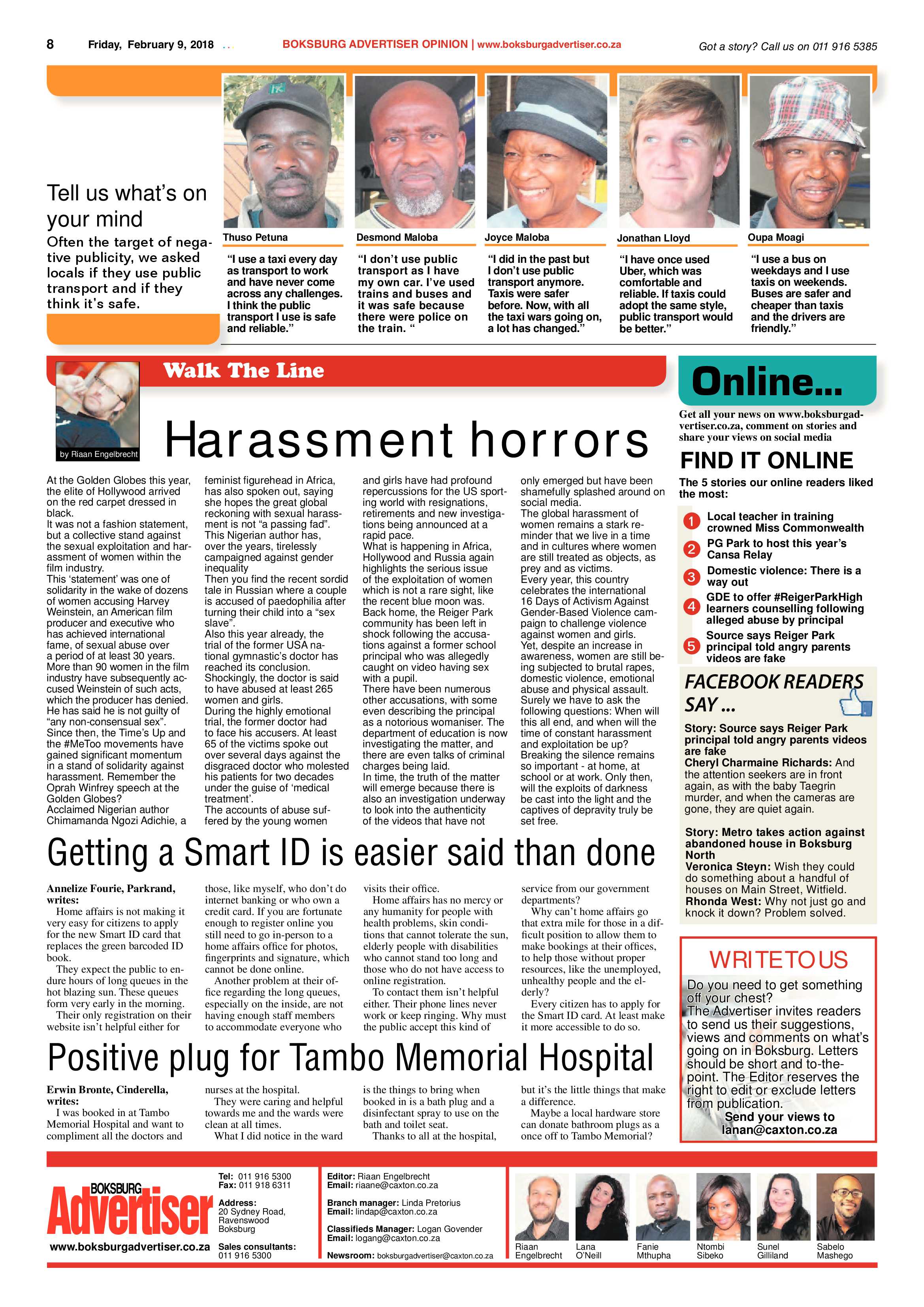 Boksburg Advertiser 06 February 2018 page 8