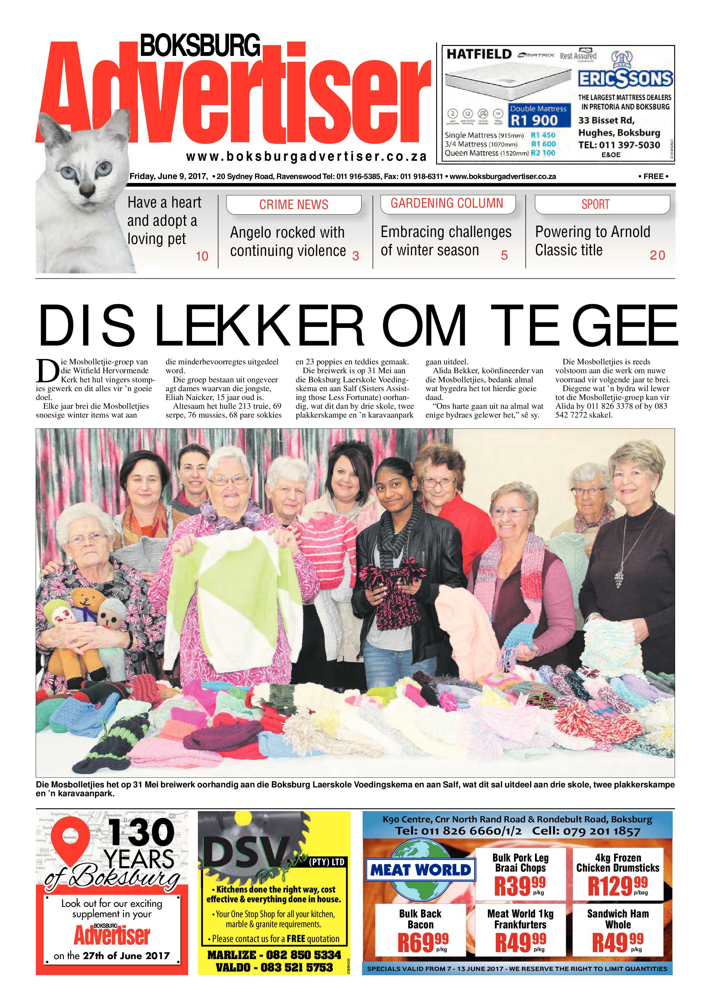 Boksburg Advertiser 06 June 2017 page 1