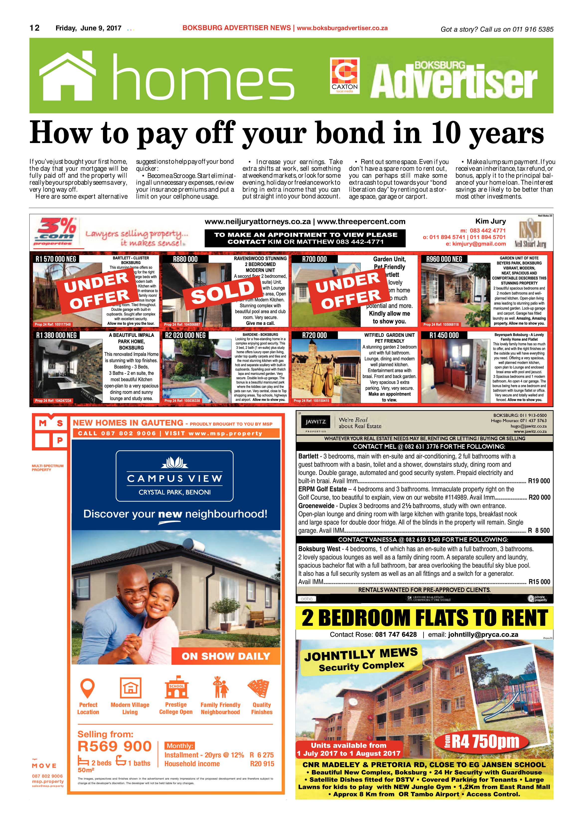 Boksburg Advertiser 06 June 2017 page 12