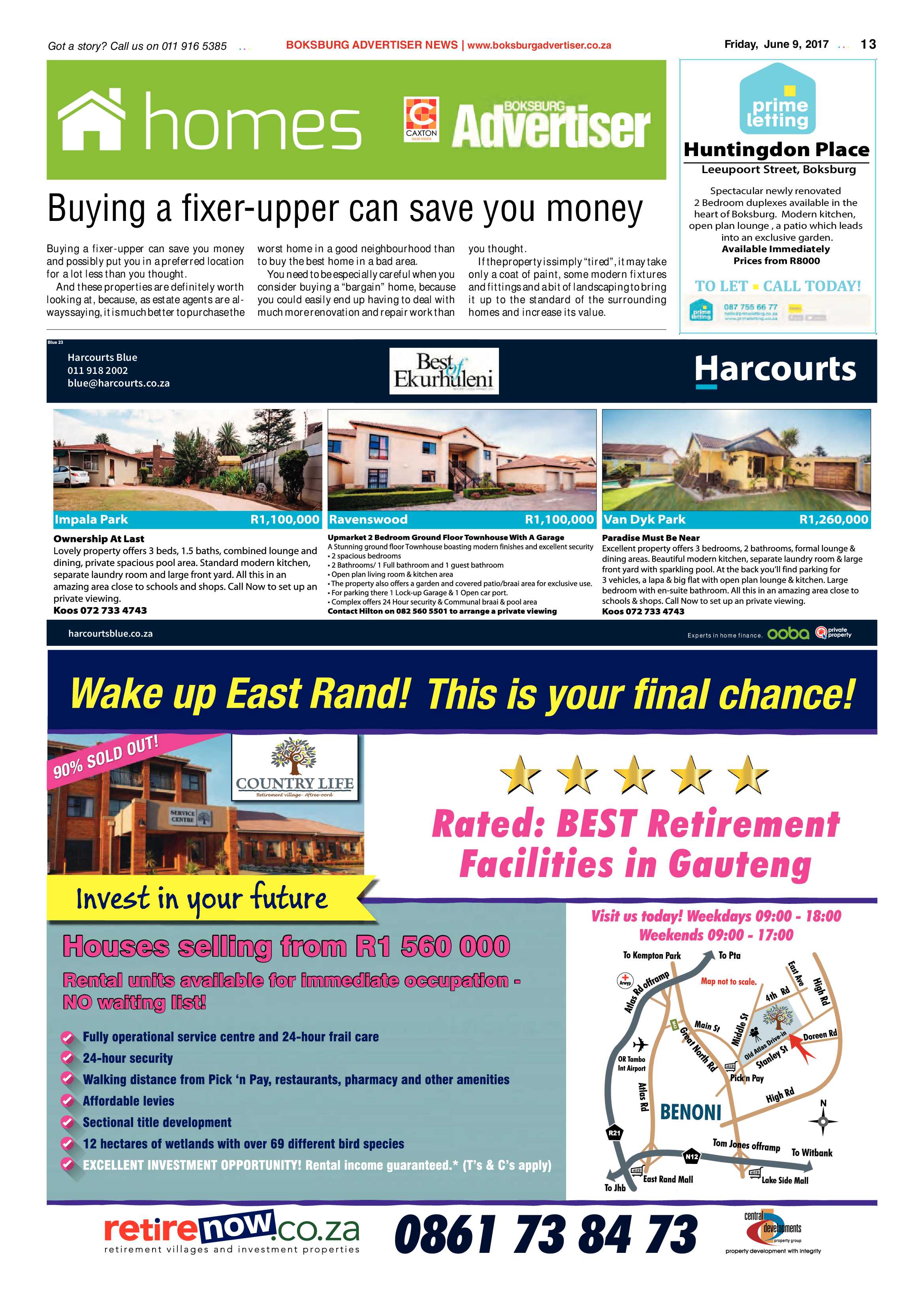 Boksburg Advertiser 06 June 2017 page 13