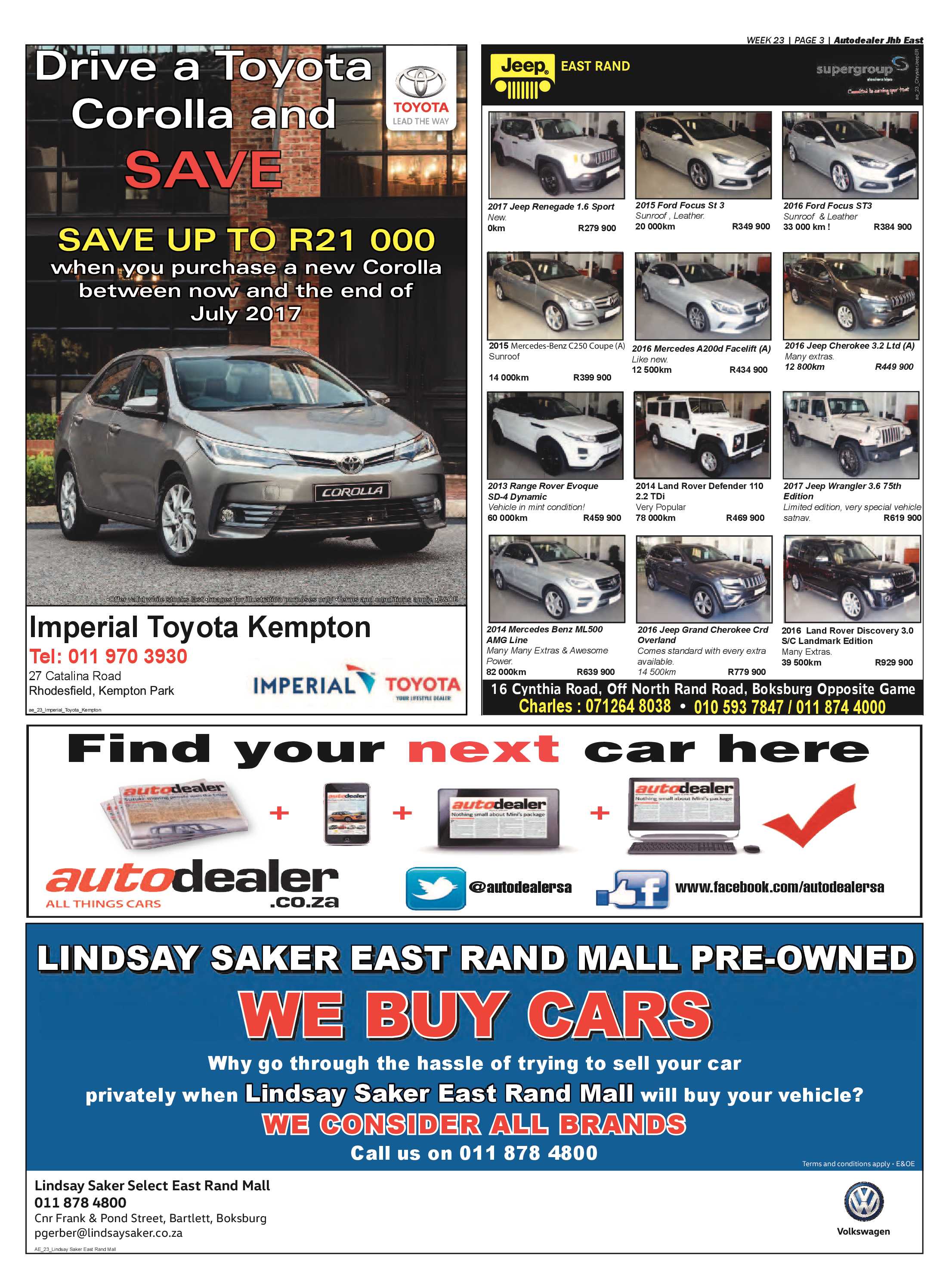 Boksburg Advertiser 06 June 2017 page 23