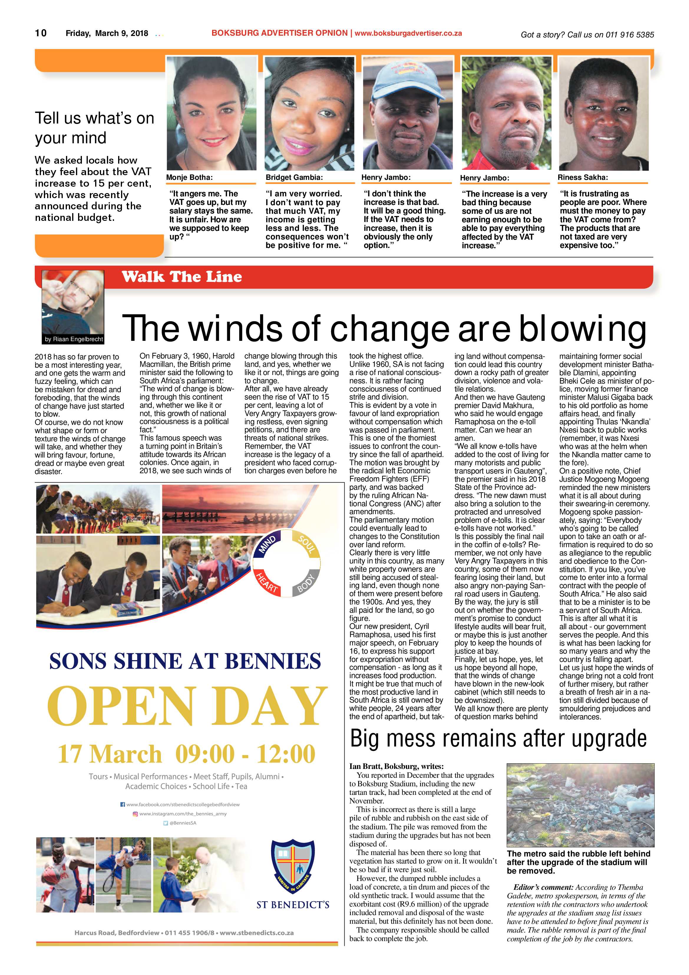 Boksburg Advertiser 06 March 2018 page 10