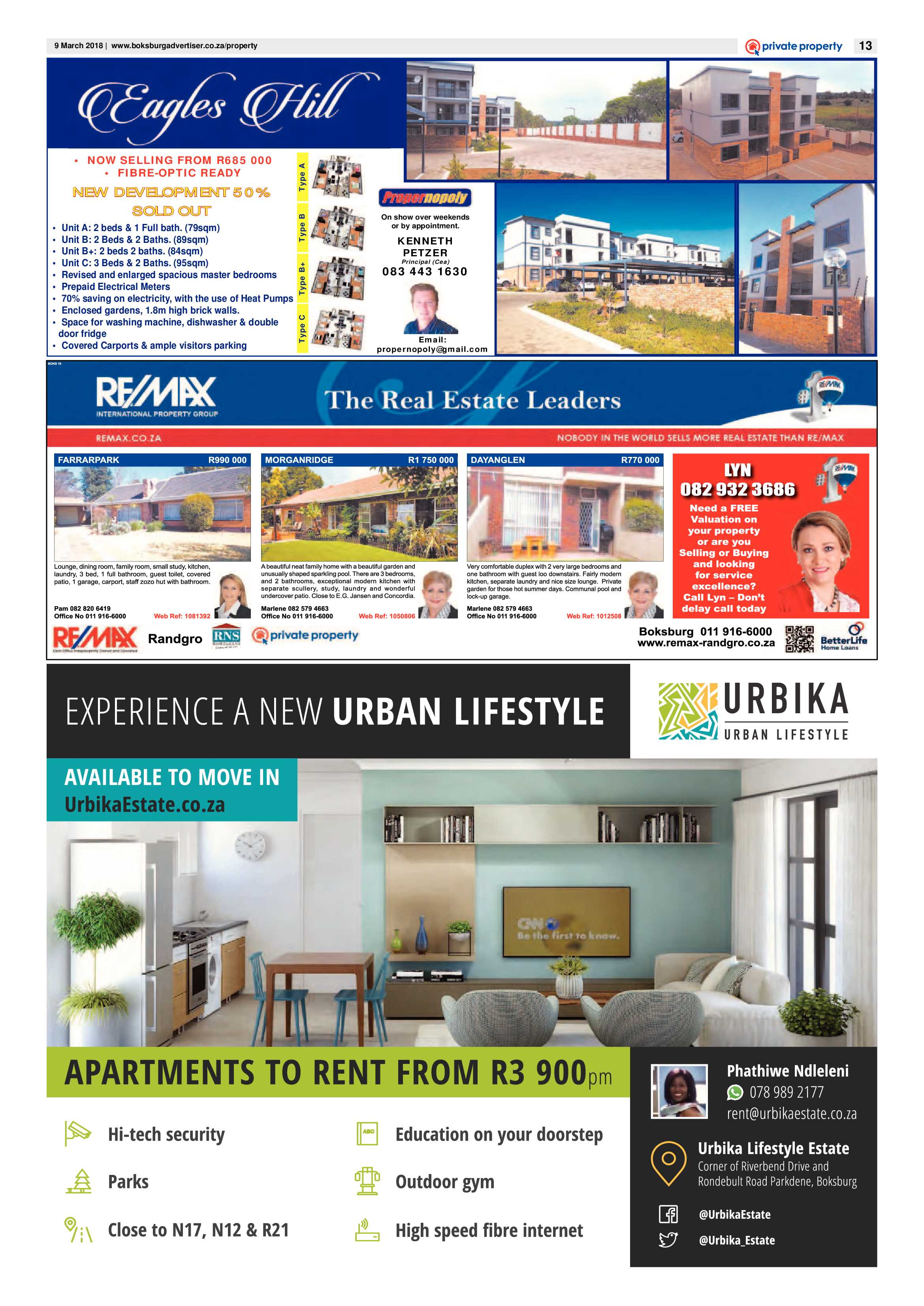 Boksburg Advertiser 06 March 2018 page 13