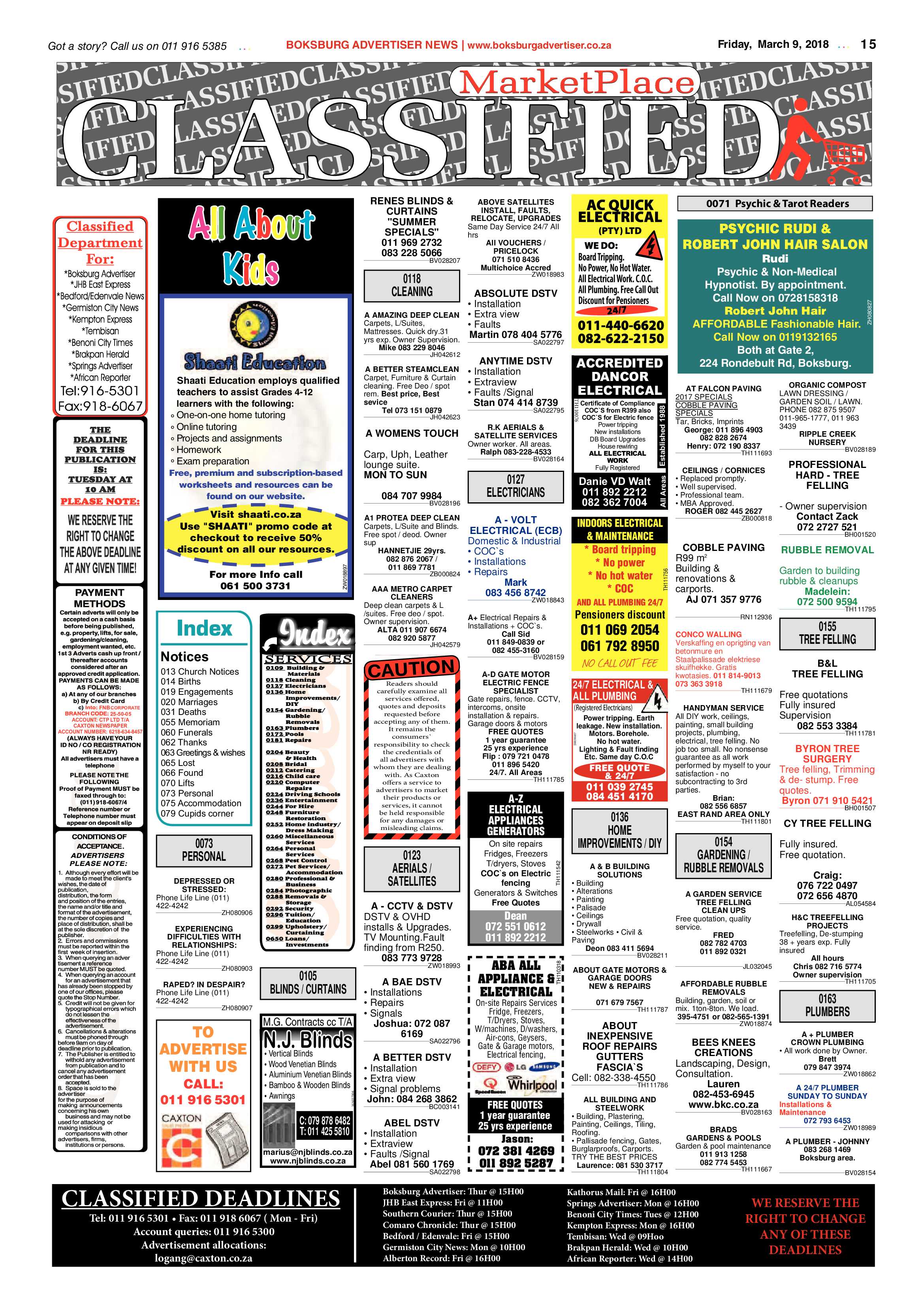 Boksburg Advertiser 06 March 2018 page 15