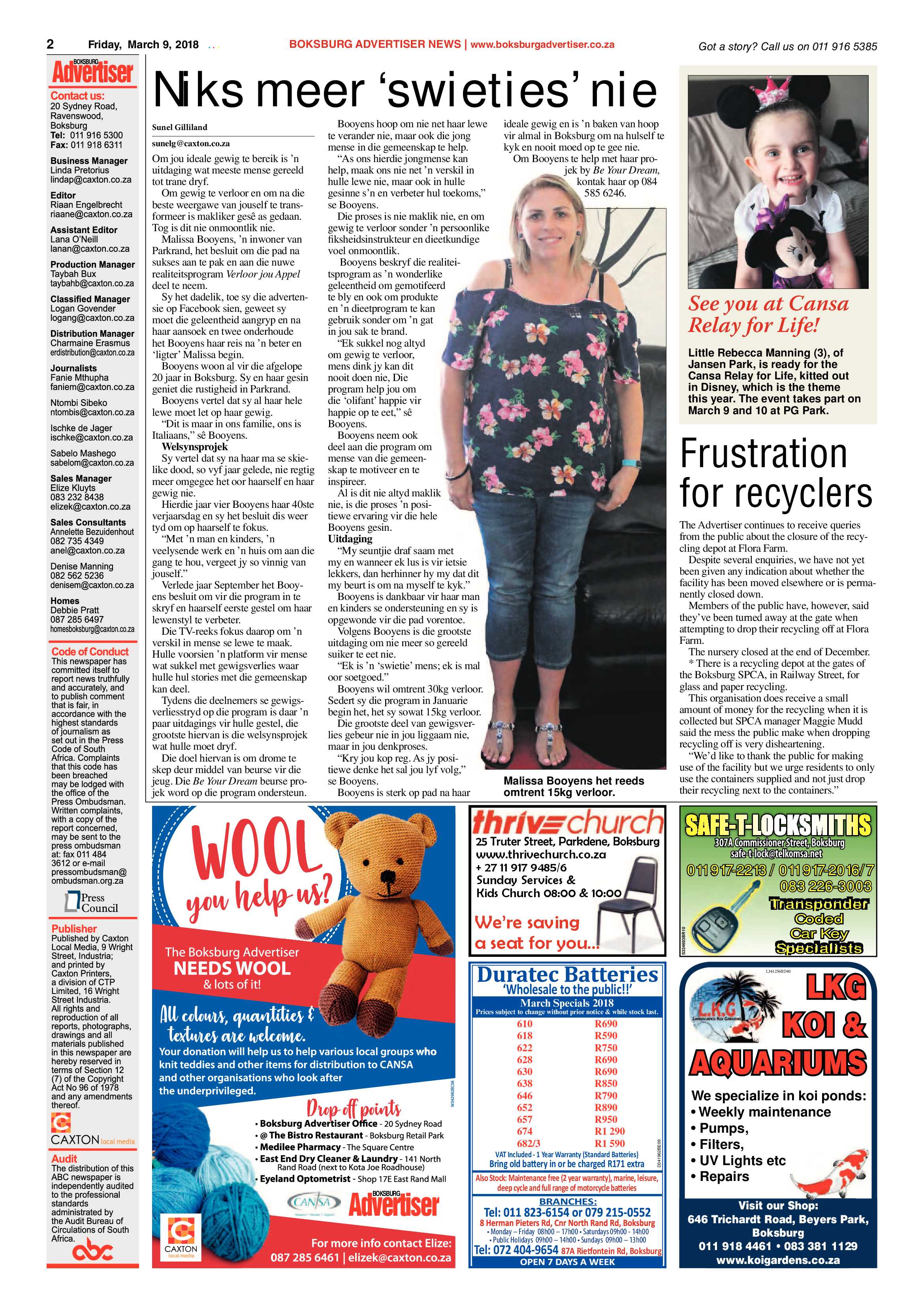 Boksburg Advertiser 06 March 2018 page 2