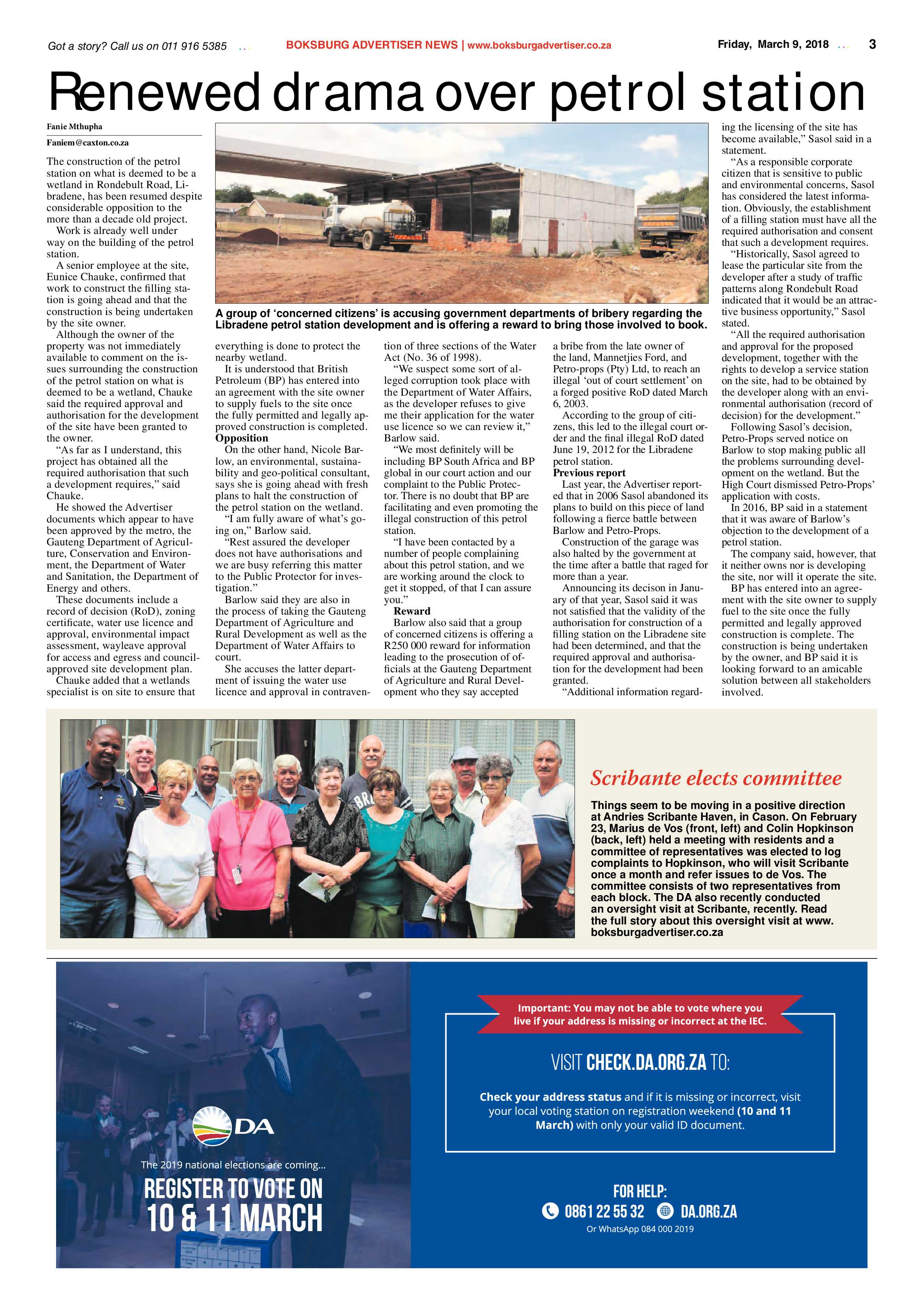 Boksburg Advertiser 06 March 2018 page 3