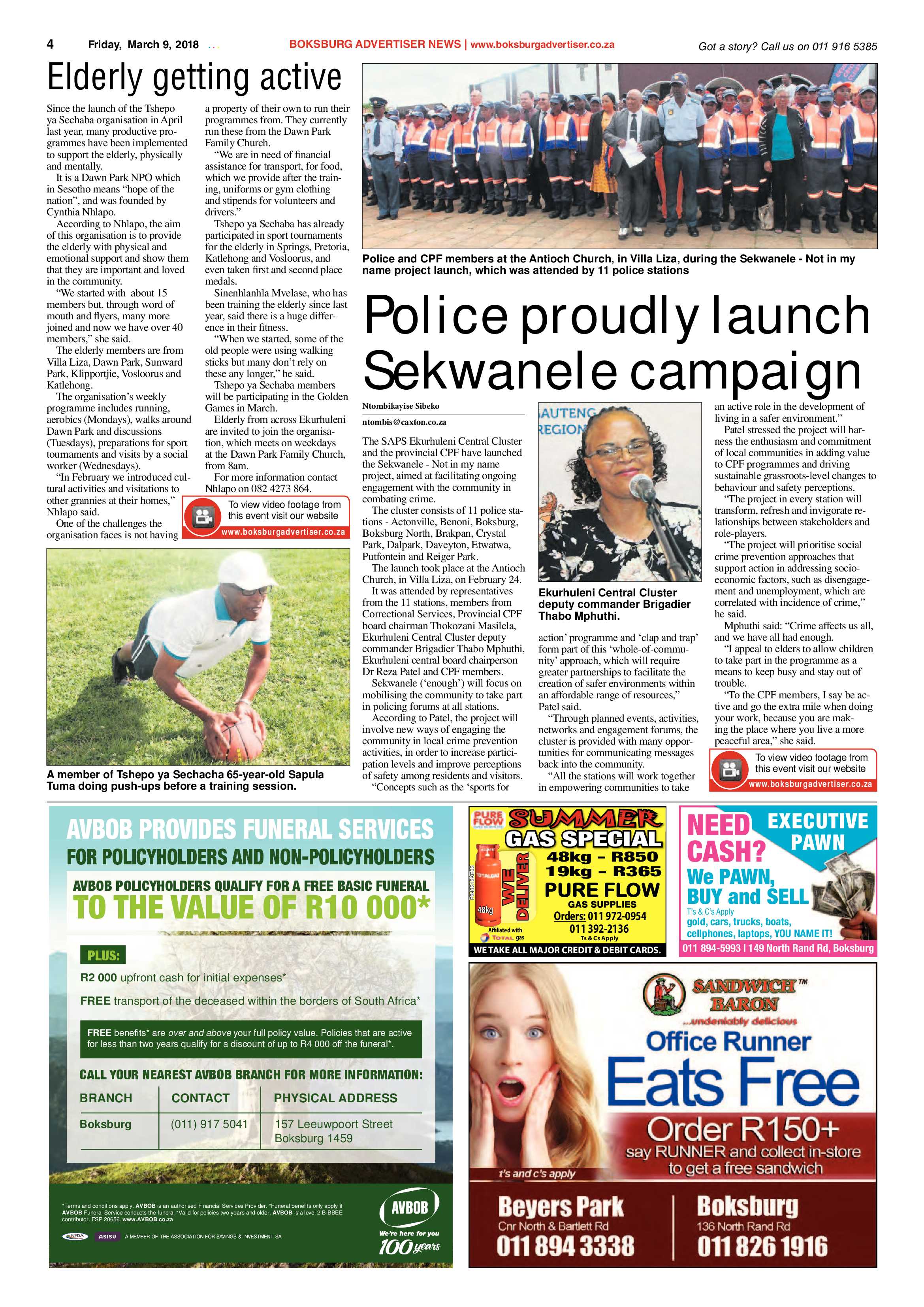 Boksburg Advertiser 06 March 2018 page 4