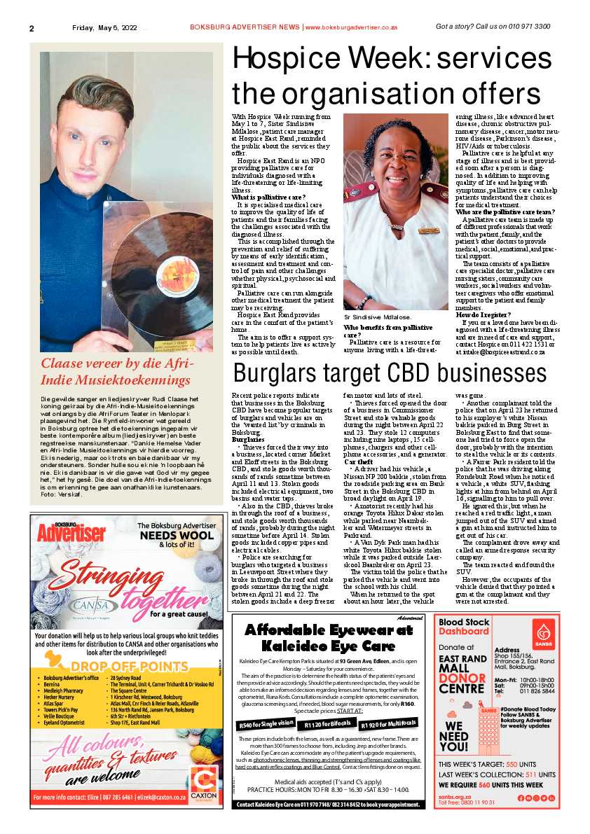 Boksburg Advertiser 06 May 2022 page 2