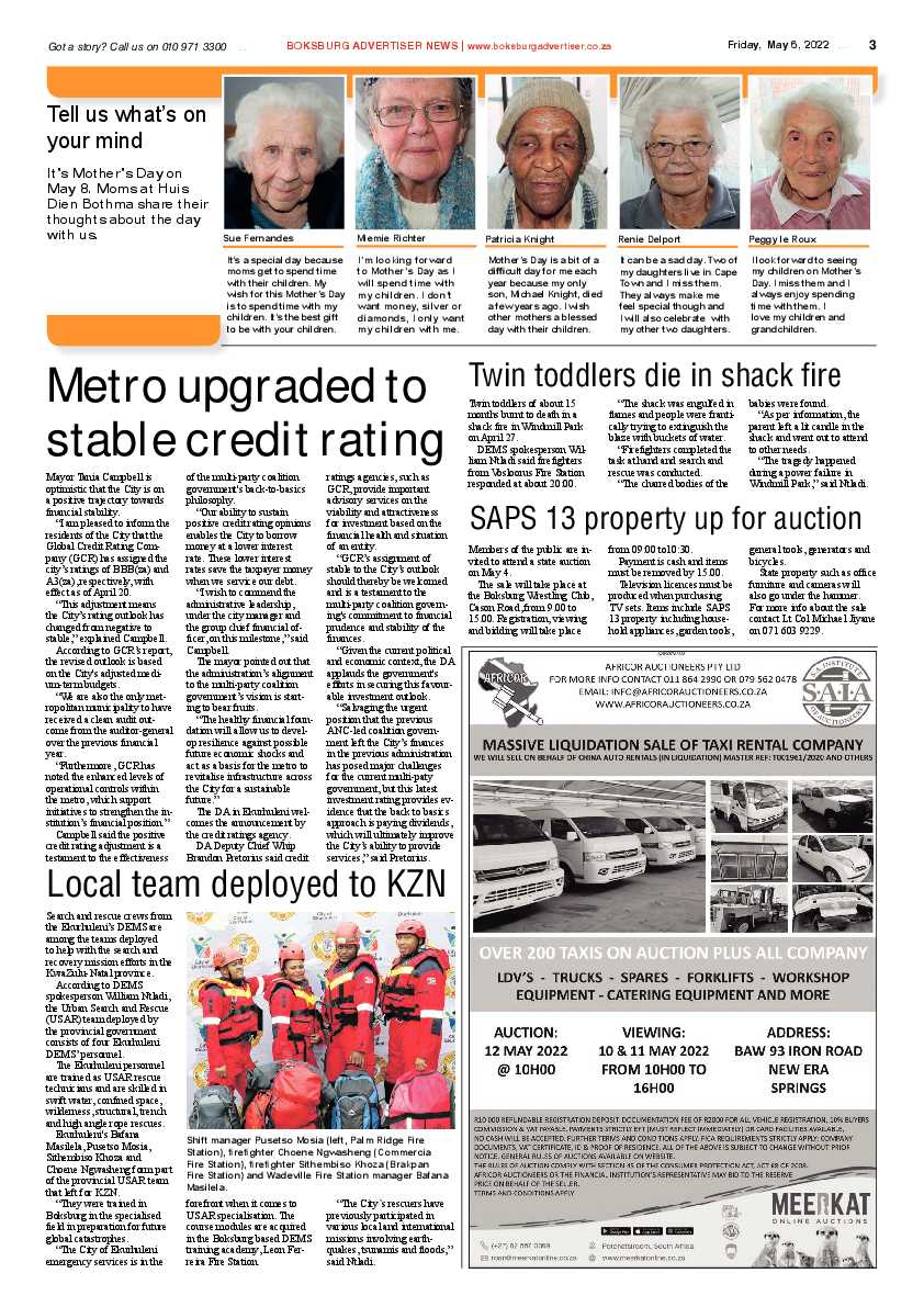 Boksburg Advertiser 06 May 2022 page 3
