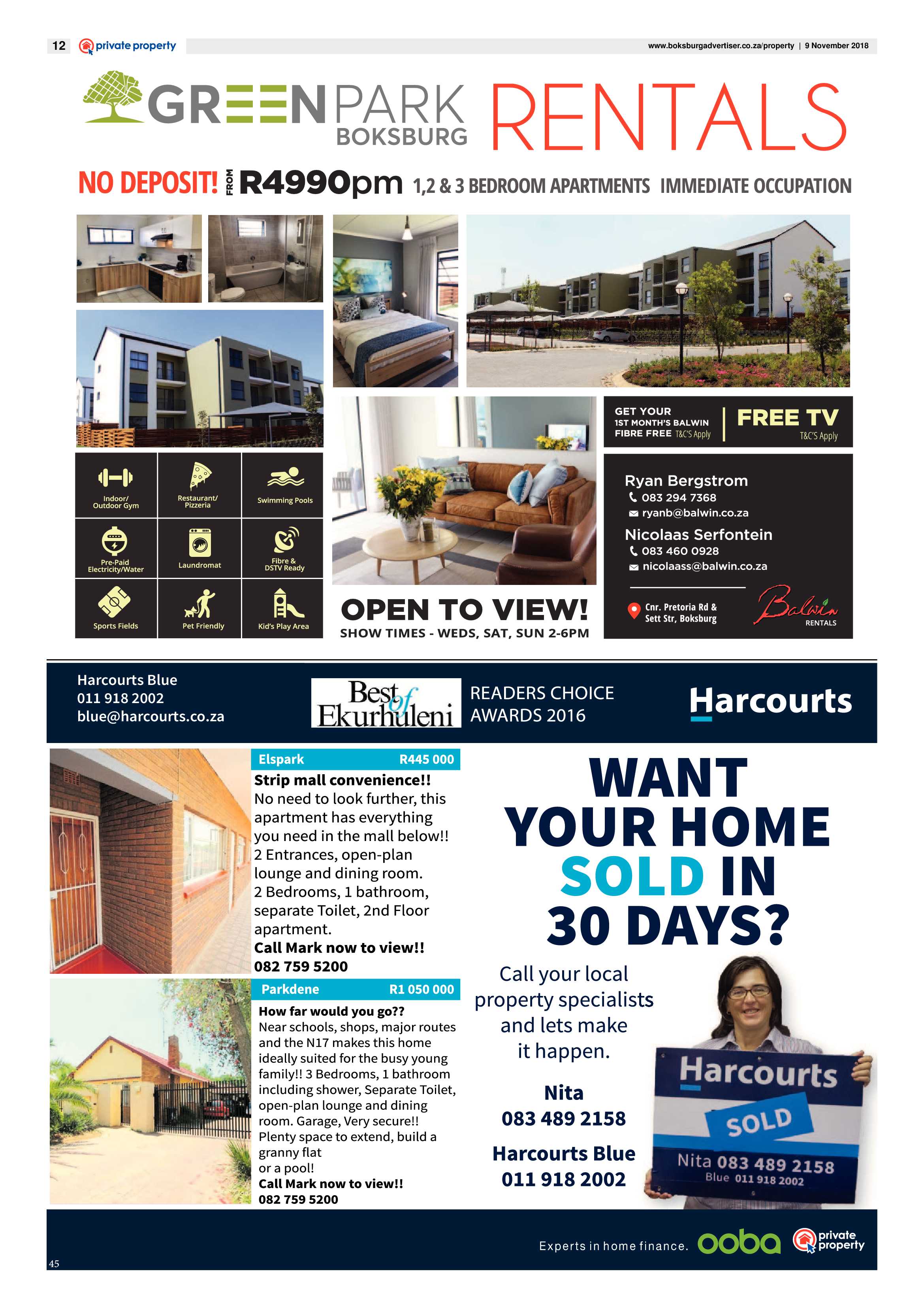 Boksburg Advertiser 06 November 2018 page 12