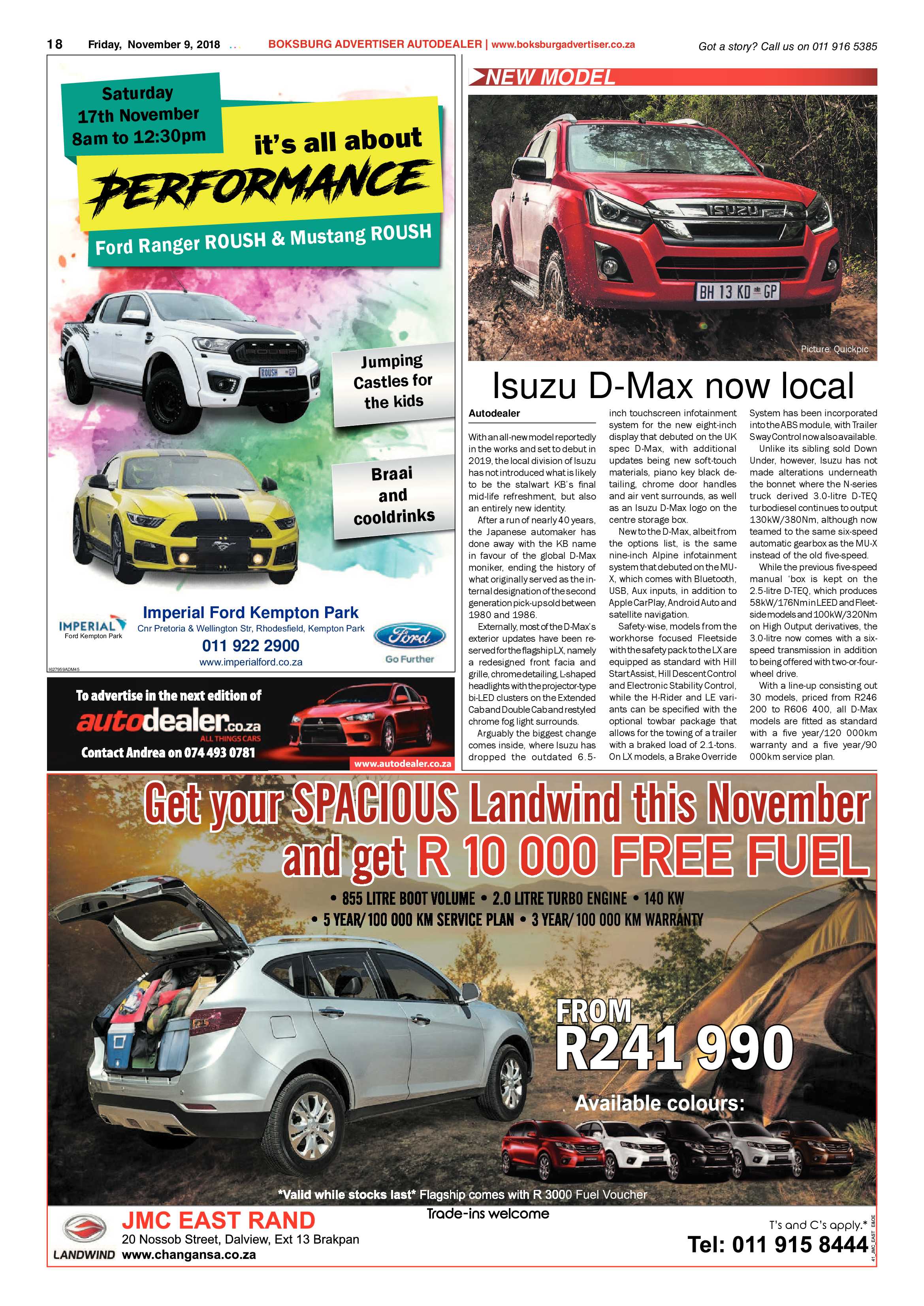 Boksburg Advertiser 06 November 2018 page 18