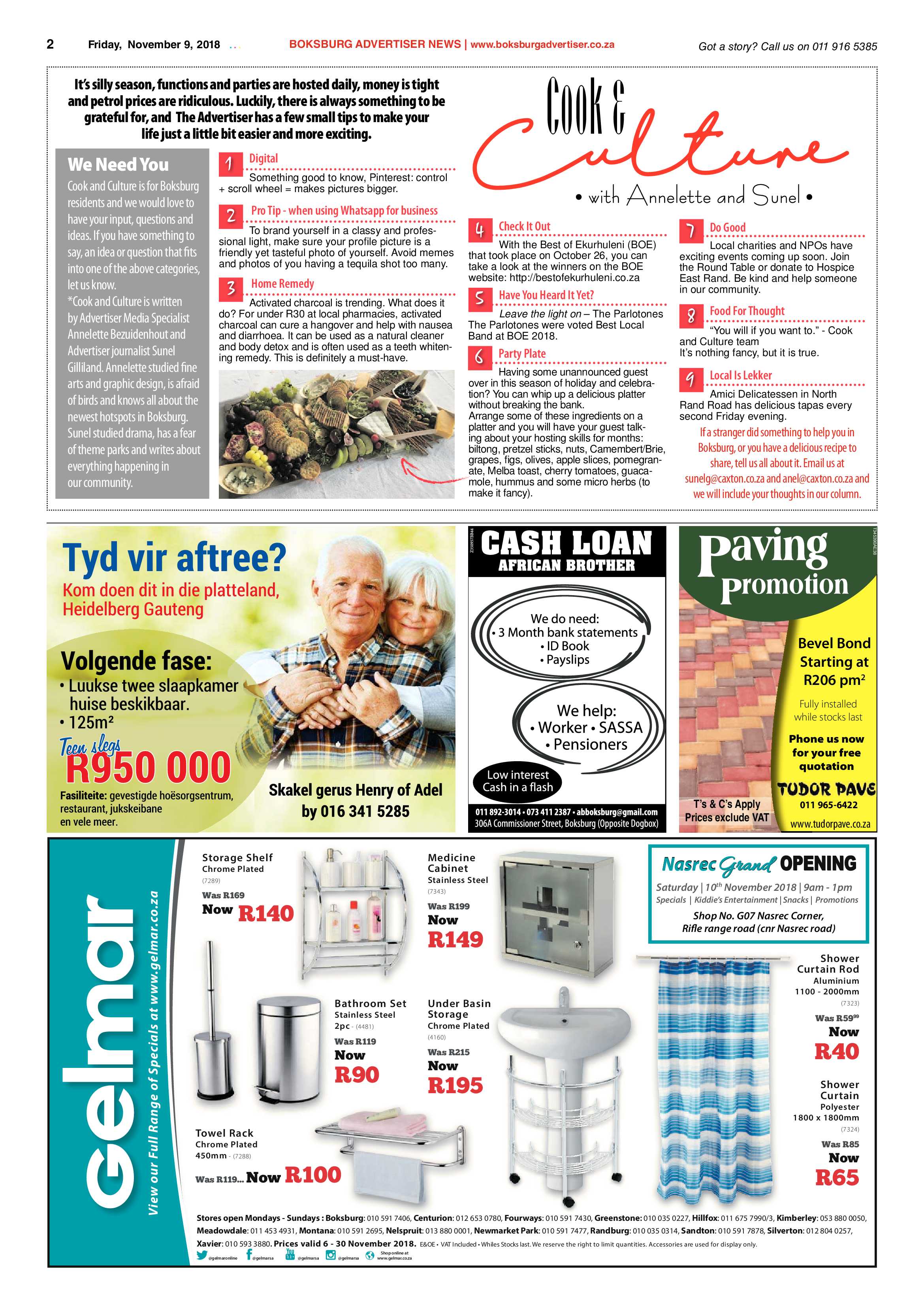 Boksburg Advertiser 06 November 2018 page 2