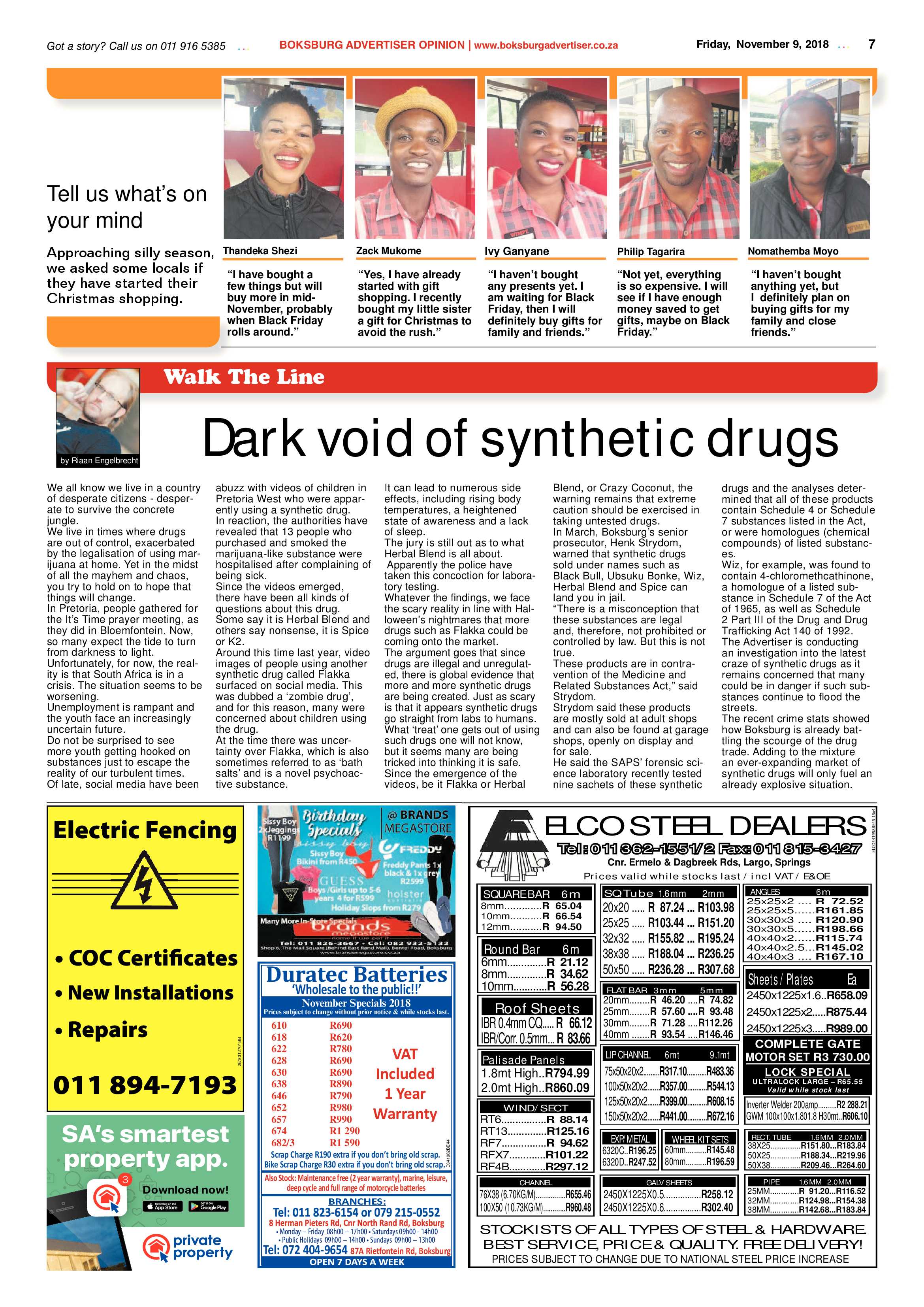 Boksburg Advertiser 06 November 2018 page 7