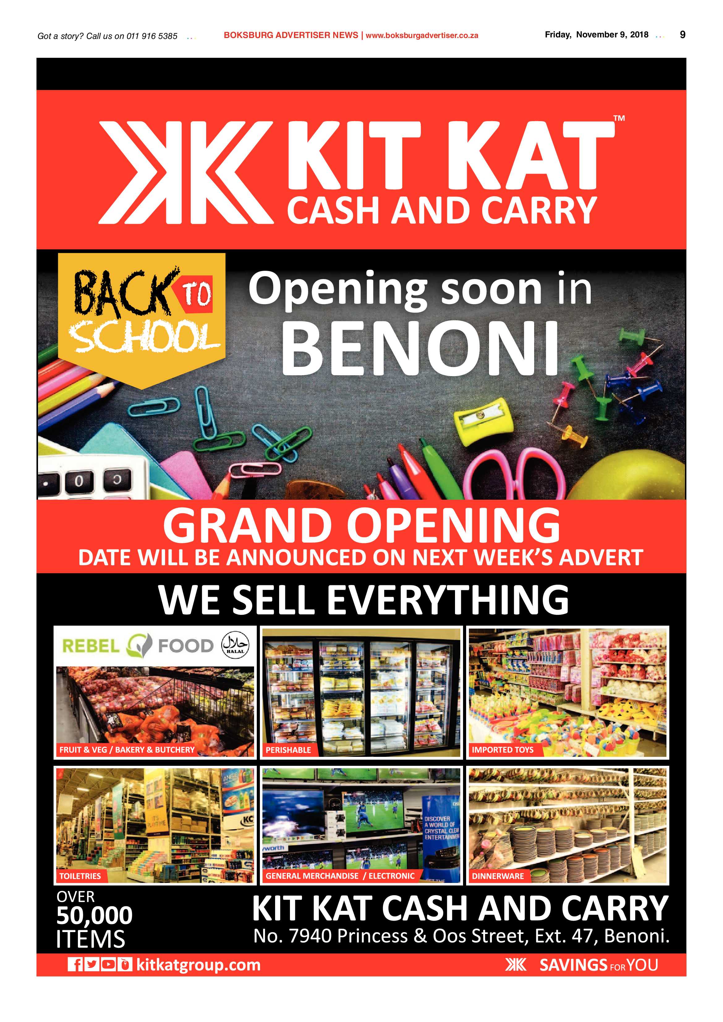 Boksburg Advertiser 06 November 2018 page 9