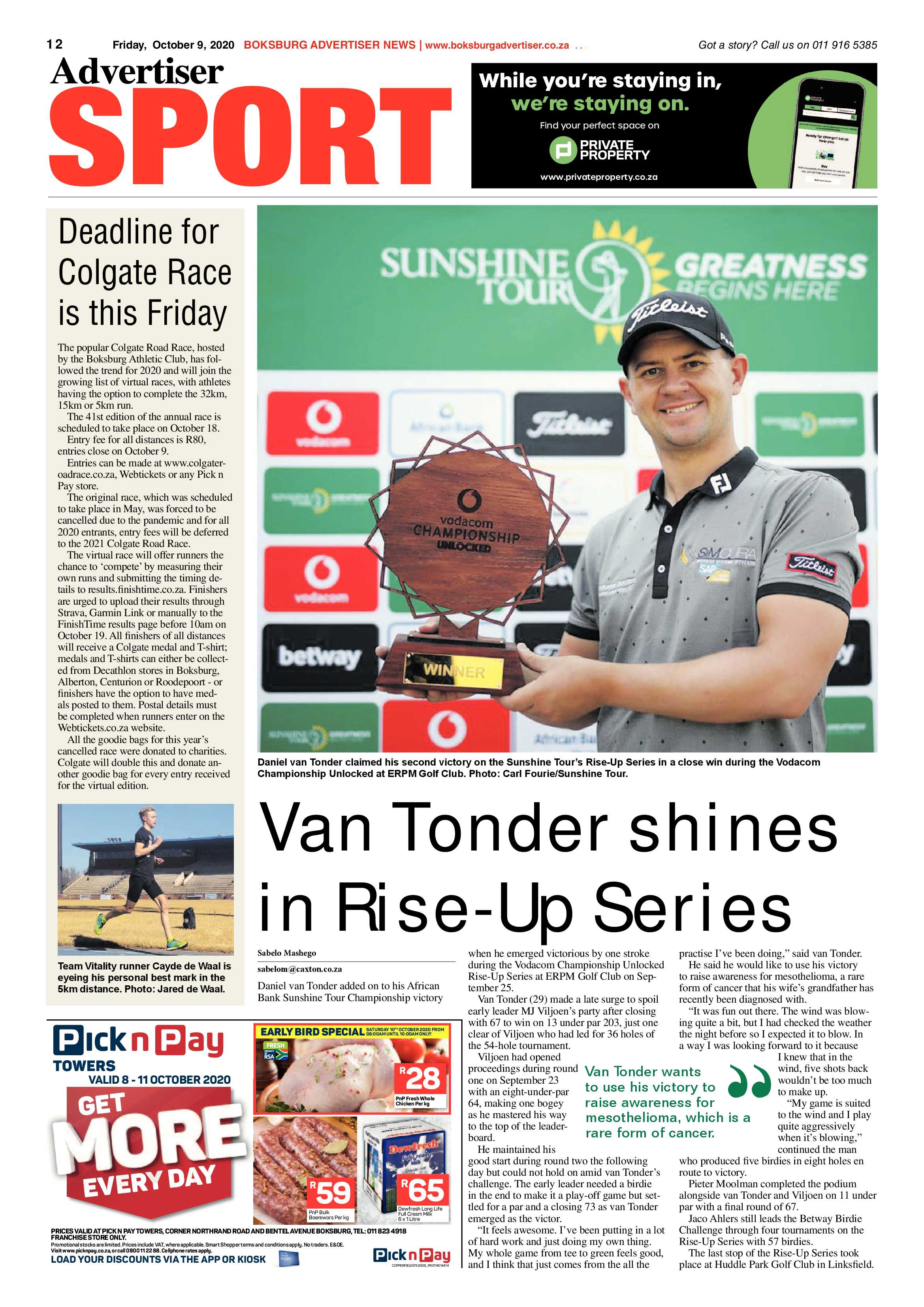 Boksburg Advertiser 06 October  2020 page 12