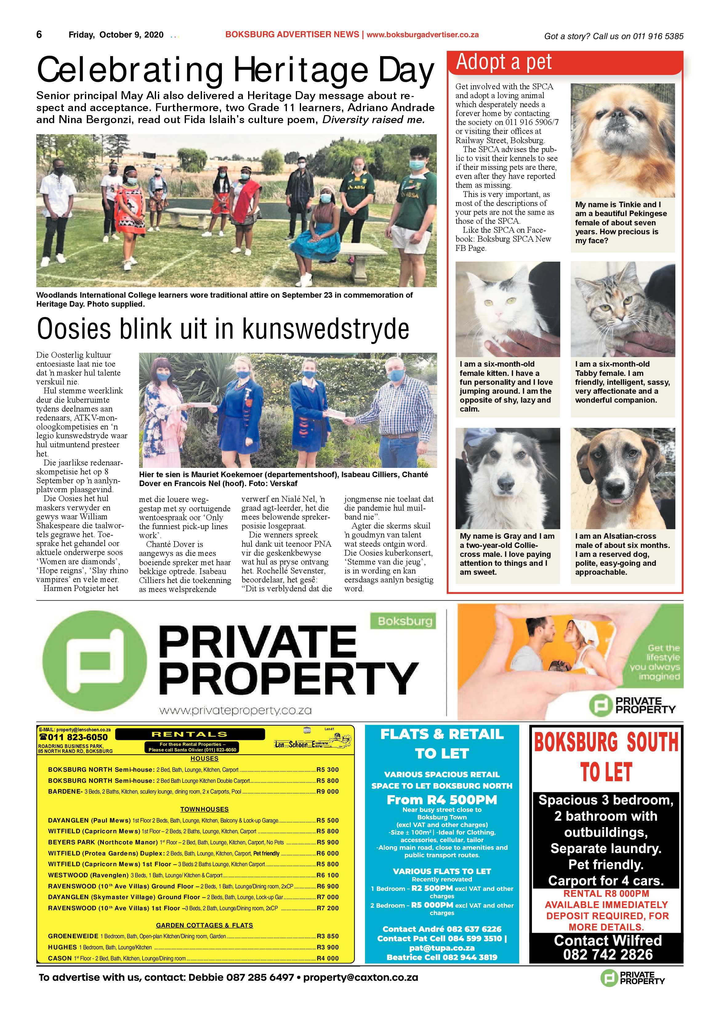 Boksburg Advertiser 06 October  2020 page 6