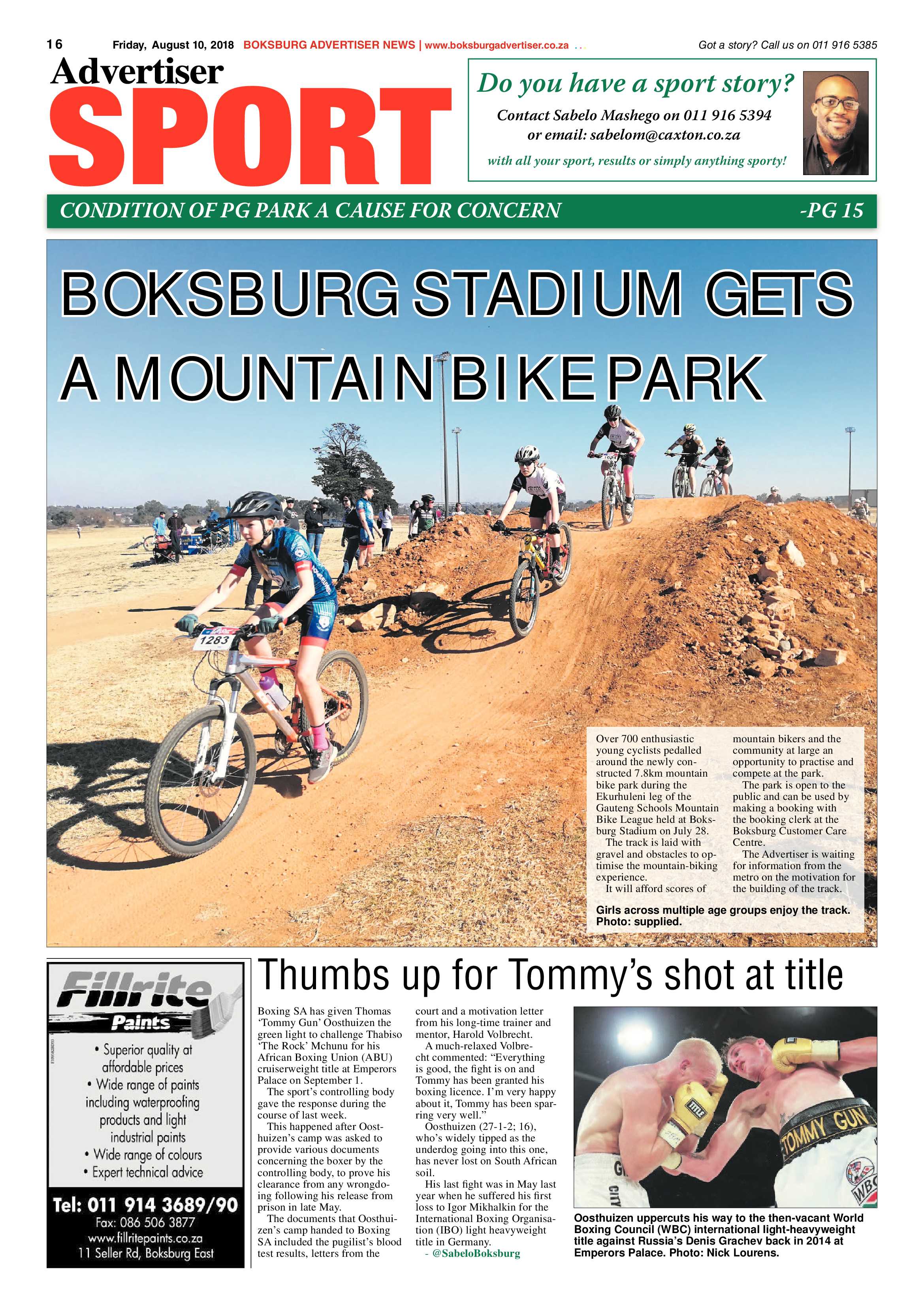 Boksburg Advertiser 07 August 2018 page 16